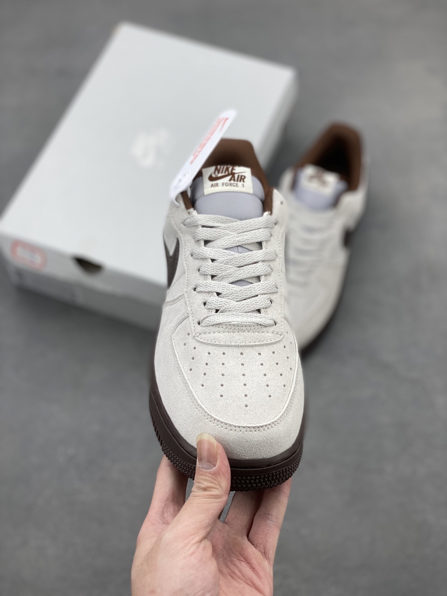 Nike Air Force 1 '07 Low Beige Brown HQ3458-104 Casual Sneakers 3 i1741710492666 6779 0 1