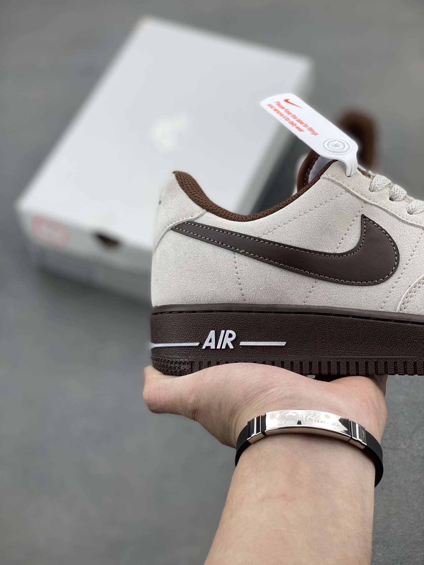 Nike Air Force 1 '07 Low Beige Brown HQ3458-104 Casual Sneakers 6 i1741710493282 9599 0 4