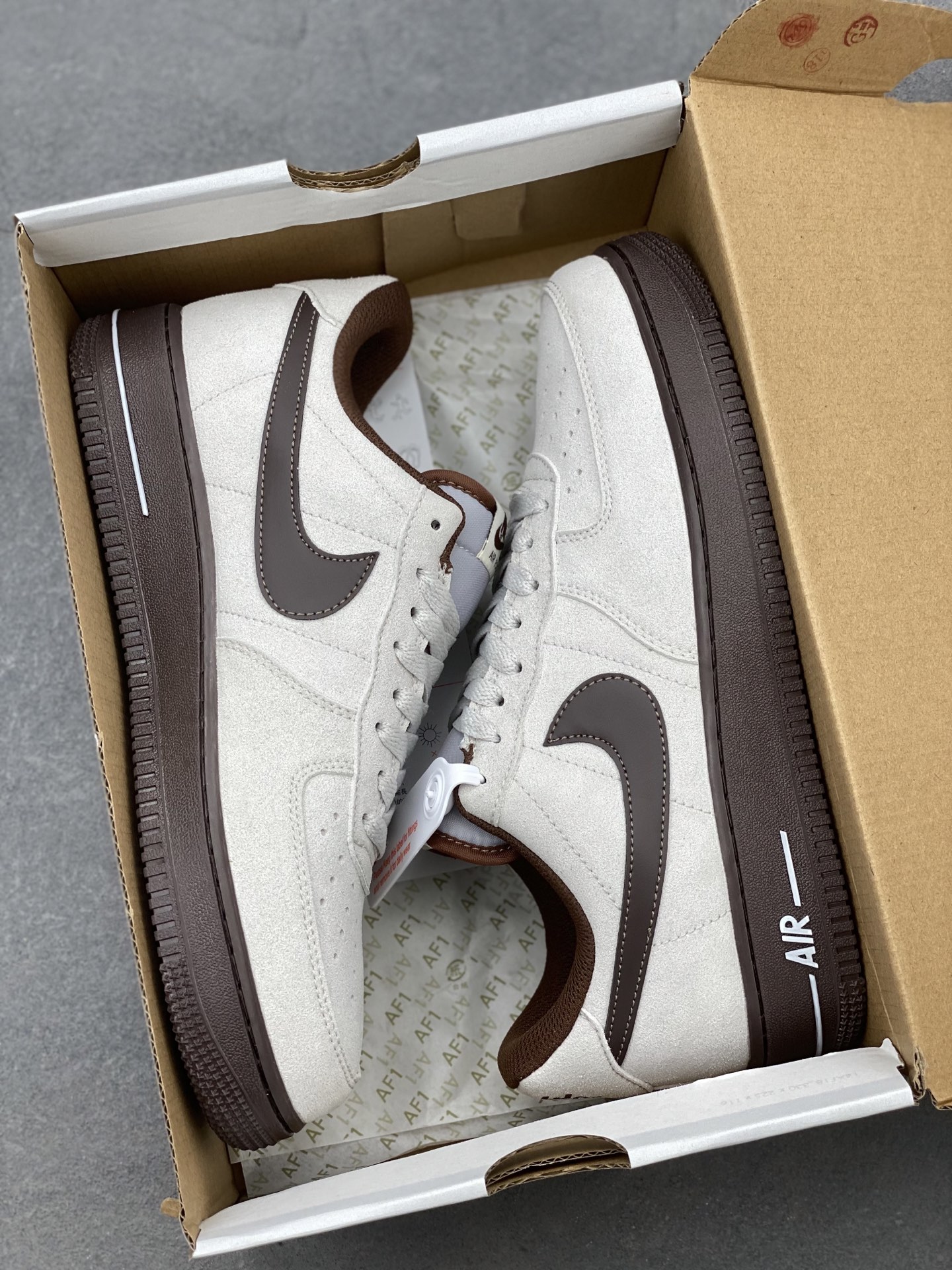 Nike Air Force 1 '07 Low Beige Brown HQ3458-104 Casual Sneakers 10 i1741710495273 5894 0 8