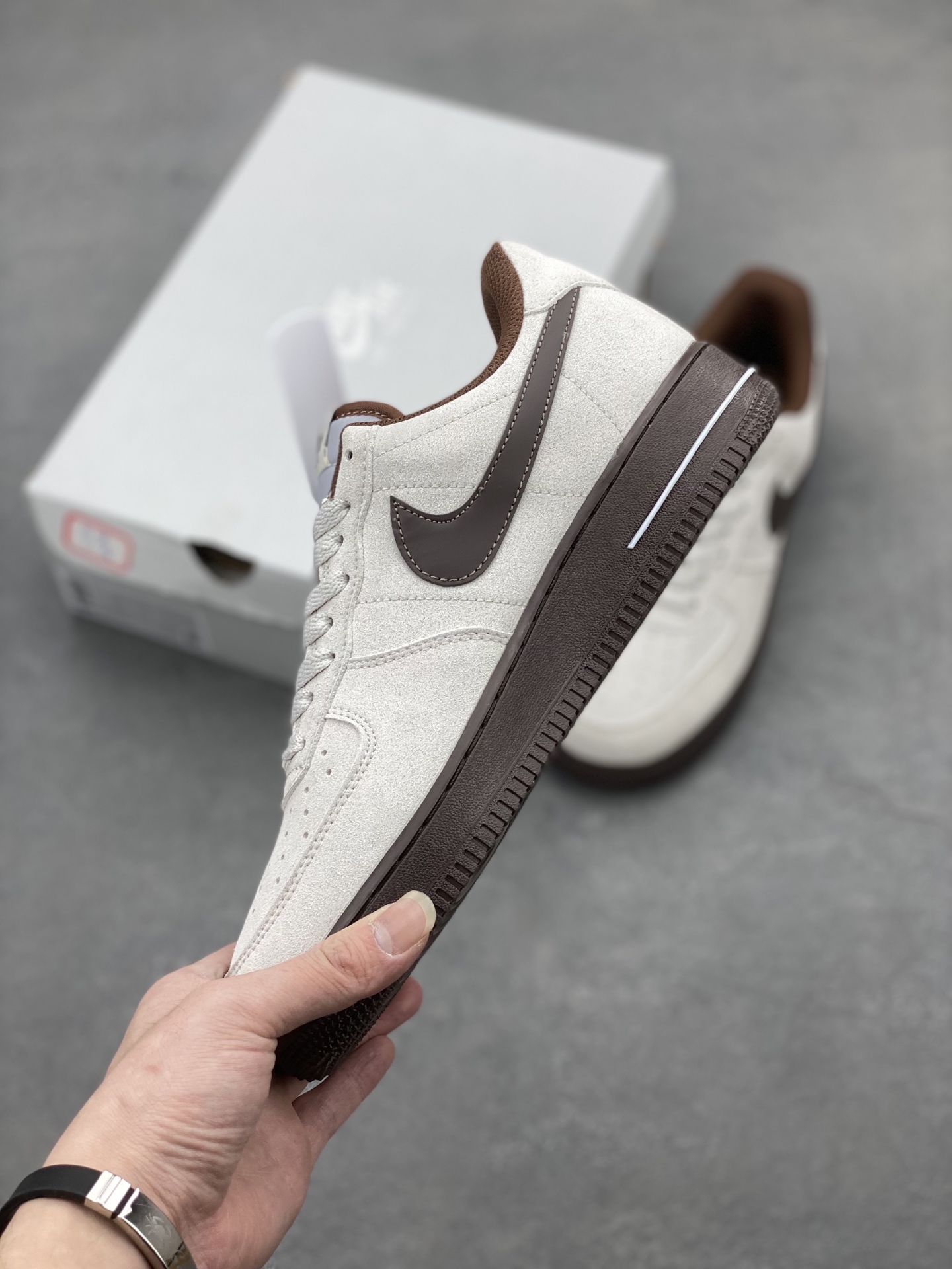 Nike Air Force 1 '07 Low Beige Brown HQ3458-104 Casual Sneakers 4 i1741710497805 168 0 2