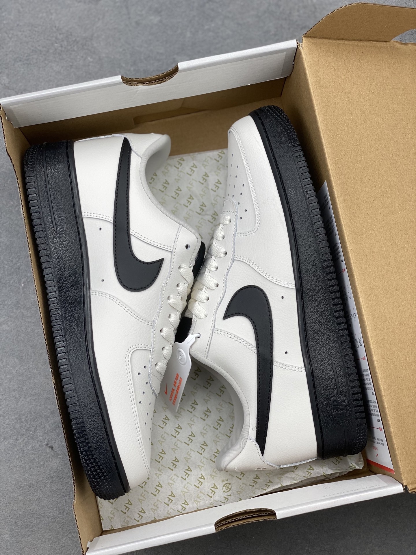Nike Air Force 1 '07 Low-Top Sneakers - Black & White, HJ7180-030 10 i1741710710356 9542 0 8