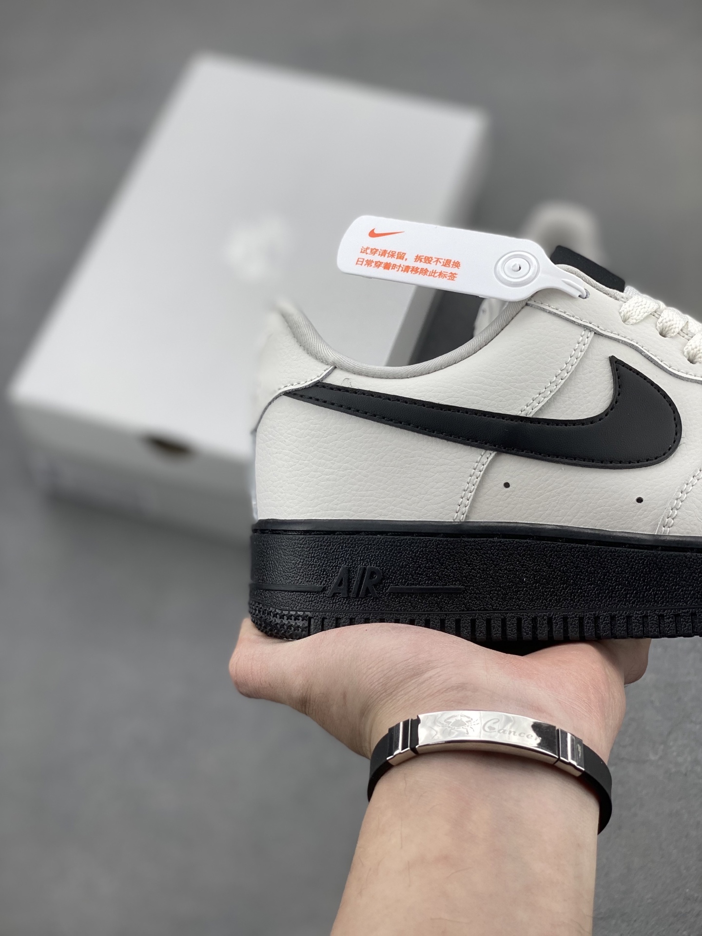 Nike Air Force 1 '07 Low-Top Sneakers - Black & White, HJ7180-030 6 i1741710713109 9983 0 4