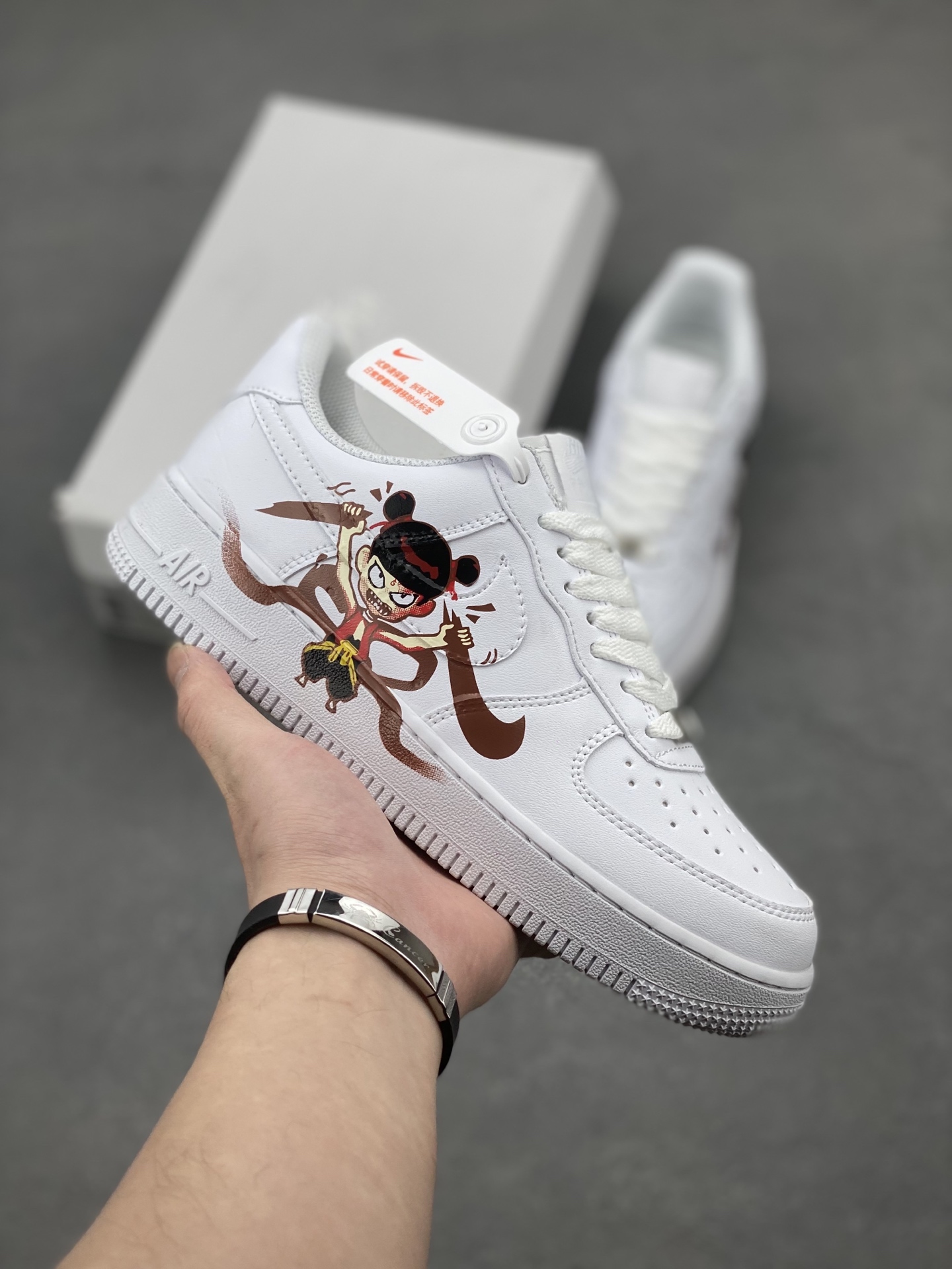 Nike Air Force 1 Low Custom White Casual Sneakers 2 i1741711205743 5083 0 0