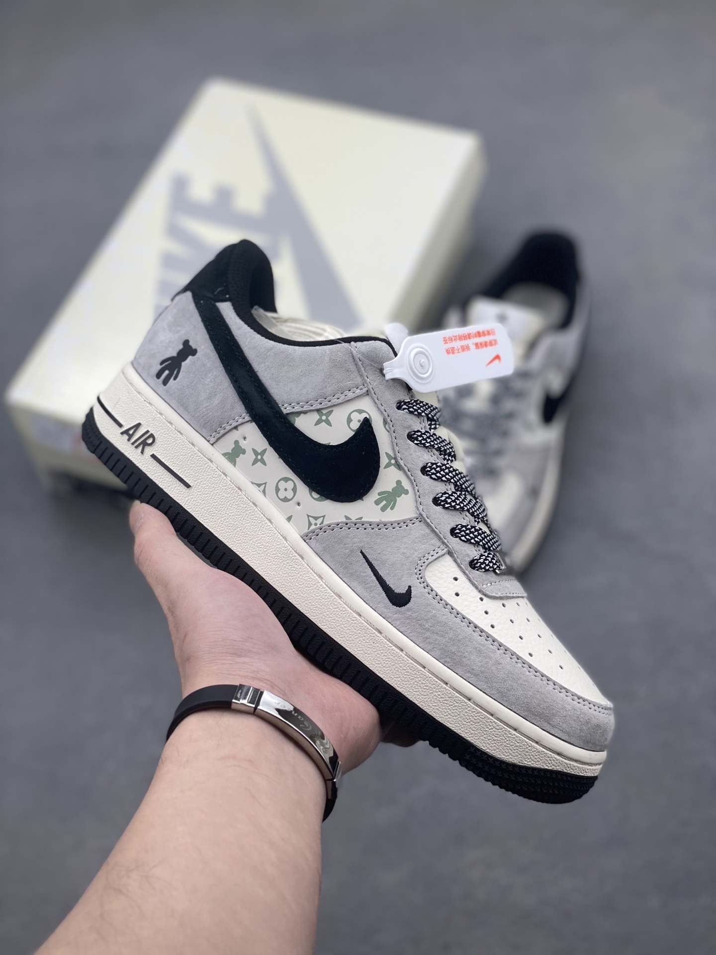 Nike Air Force 1 '07 Low Grey Black Bear Limited Edition Sneakers 1 i1742057312278 4381 0 0