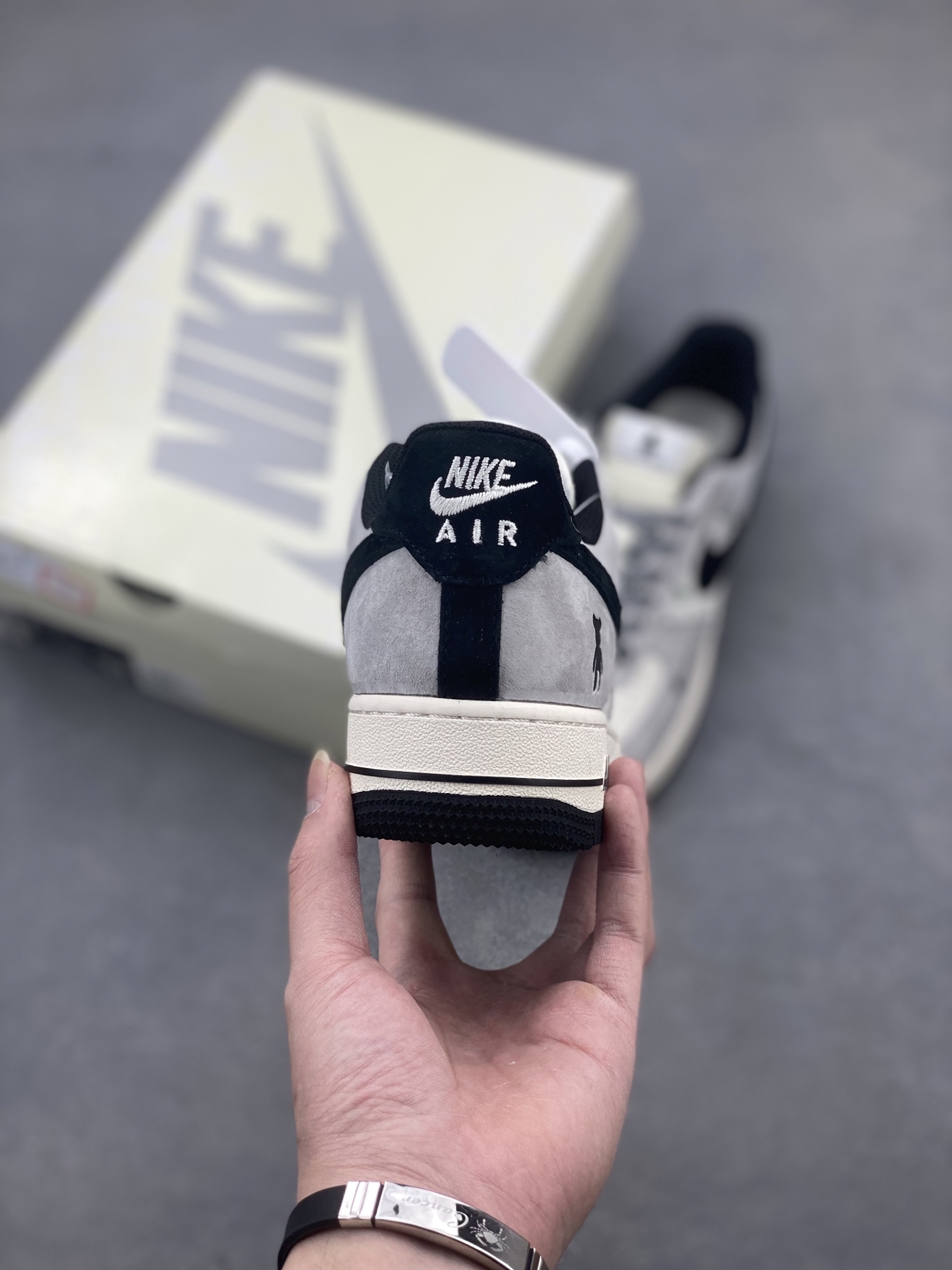 Nike Air Force 1 '07 Low Grey Black Bear Limited Edition Sneakers 4 i1742057312280 495 0 3