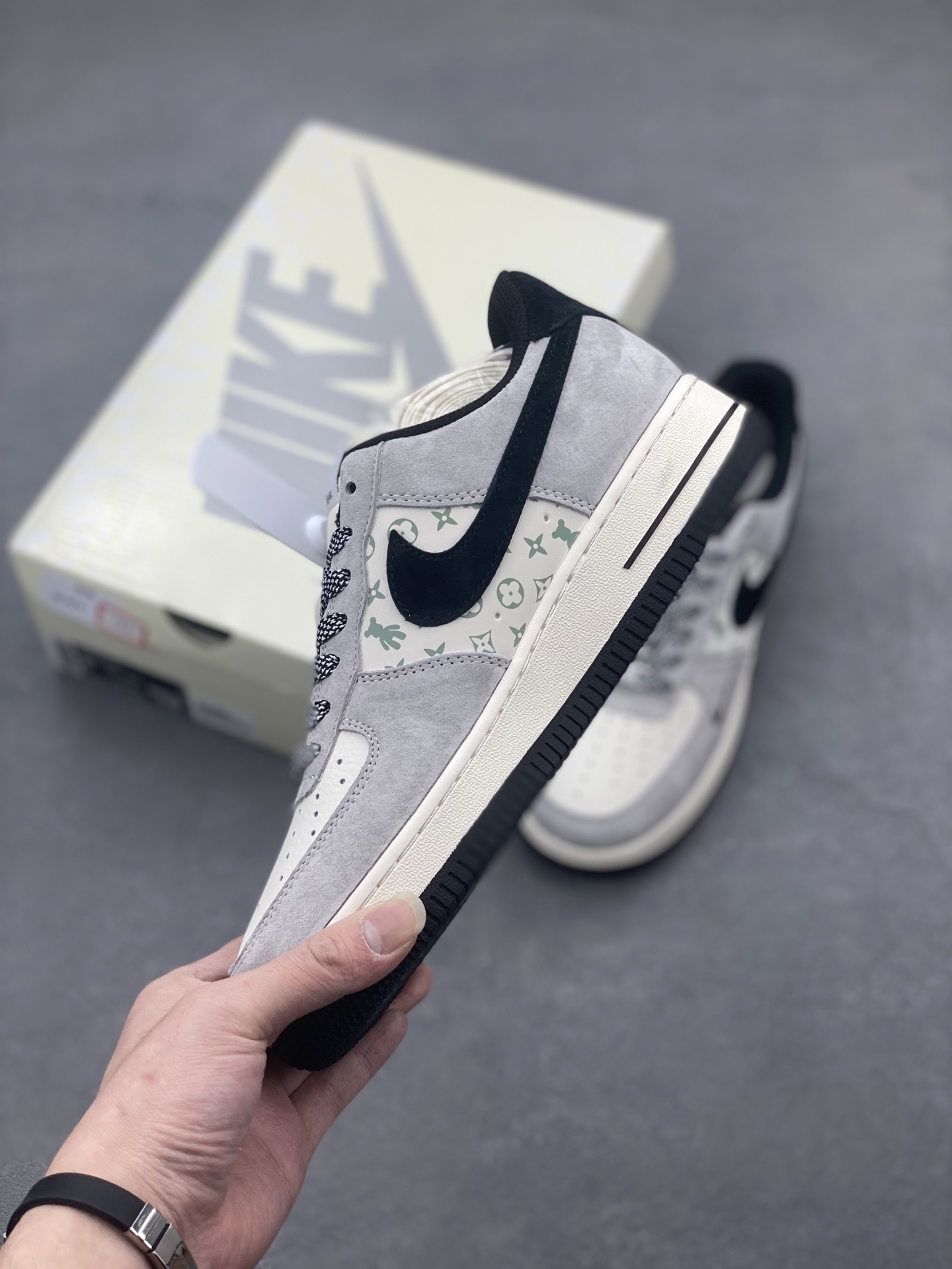 Nike Air Force 1 '07 Low Grey Black Bear Limited Edition Sneakers 3 i1742057314600 6968 0 2