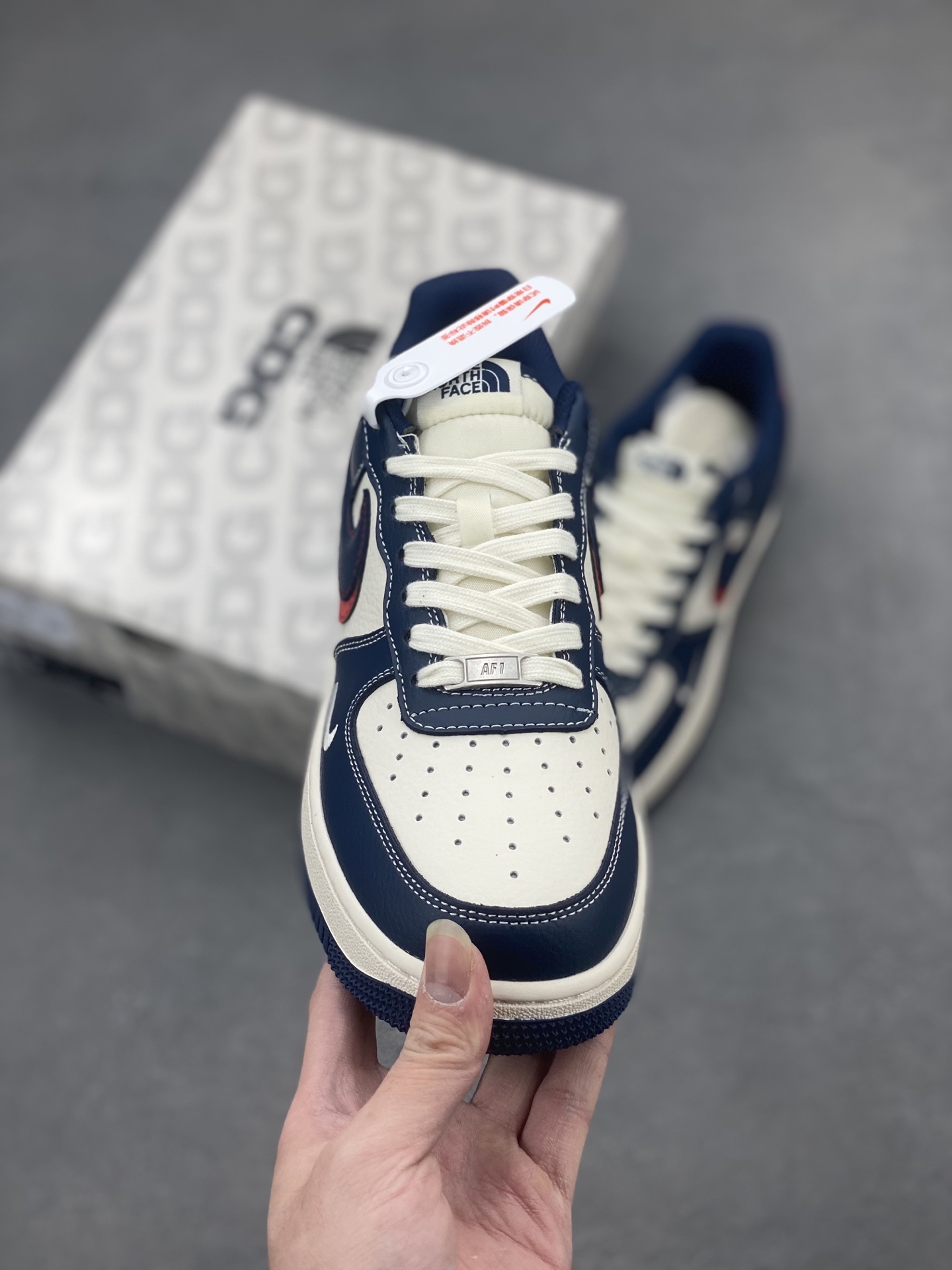 Nike Air Force 1 '07 Low The North Face - Blue/Red Double Swoosh 3 i1742057610617 1823 0 1