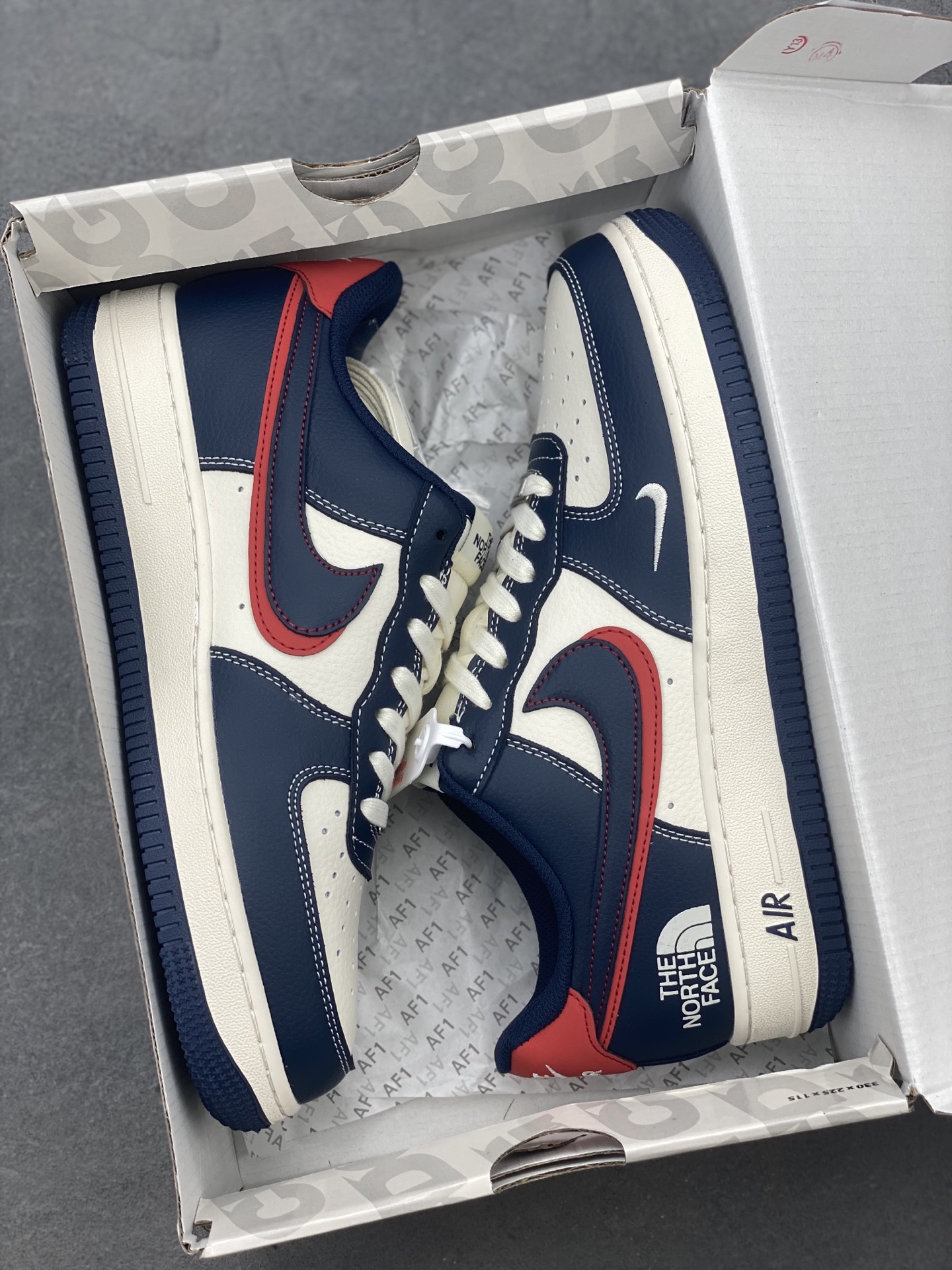 Nike Air Force 1 '07 Low The North Face - Blue/Red Double Swoosh 10 i1742057612730 6630 0 8