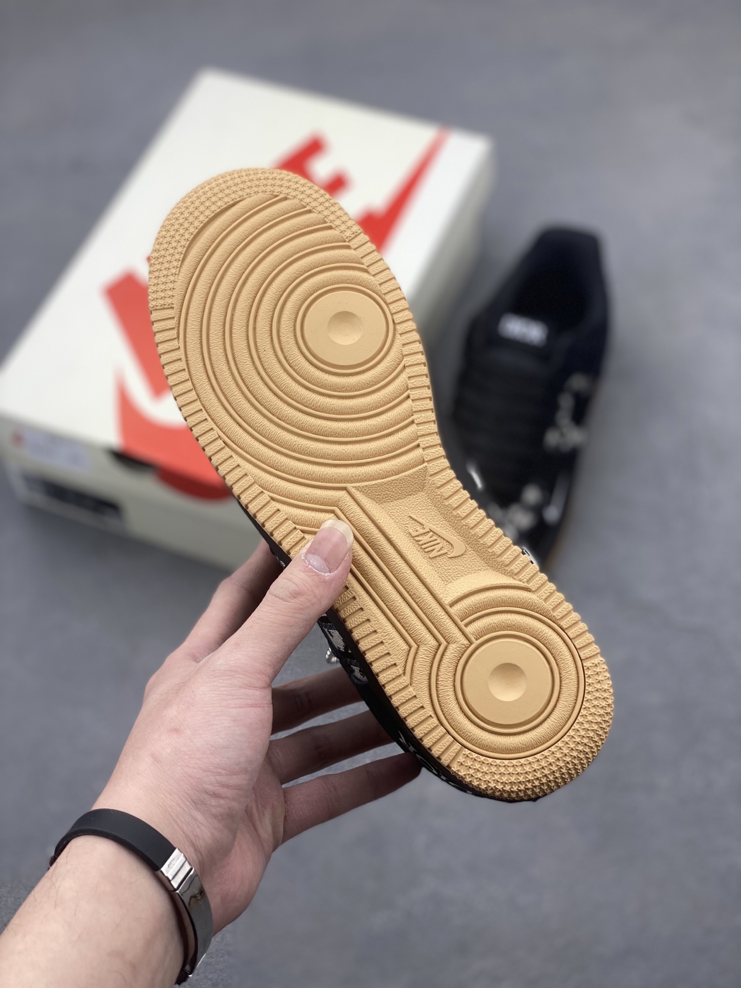 Nike Air Force 1 '07 Low "Dior" Black/Gum Knit Sneakers Limited Edition 7 i1742058083416 6529 0 5