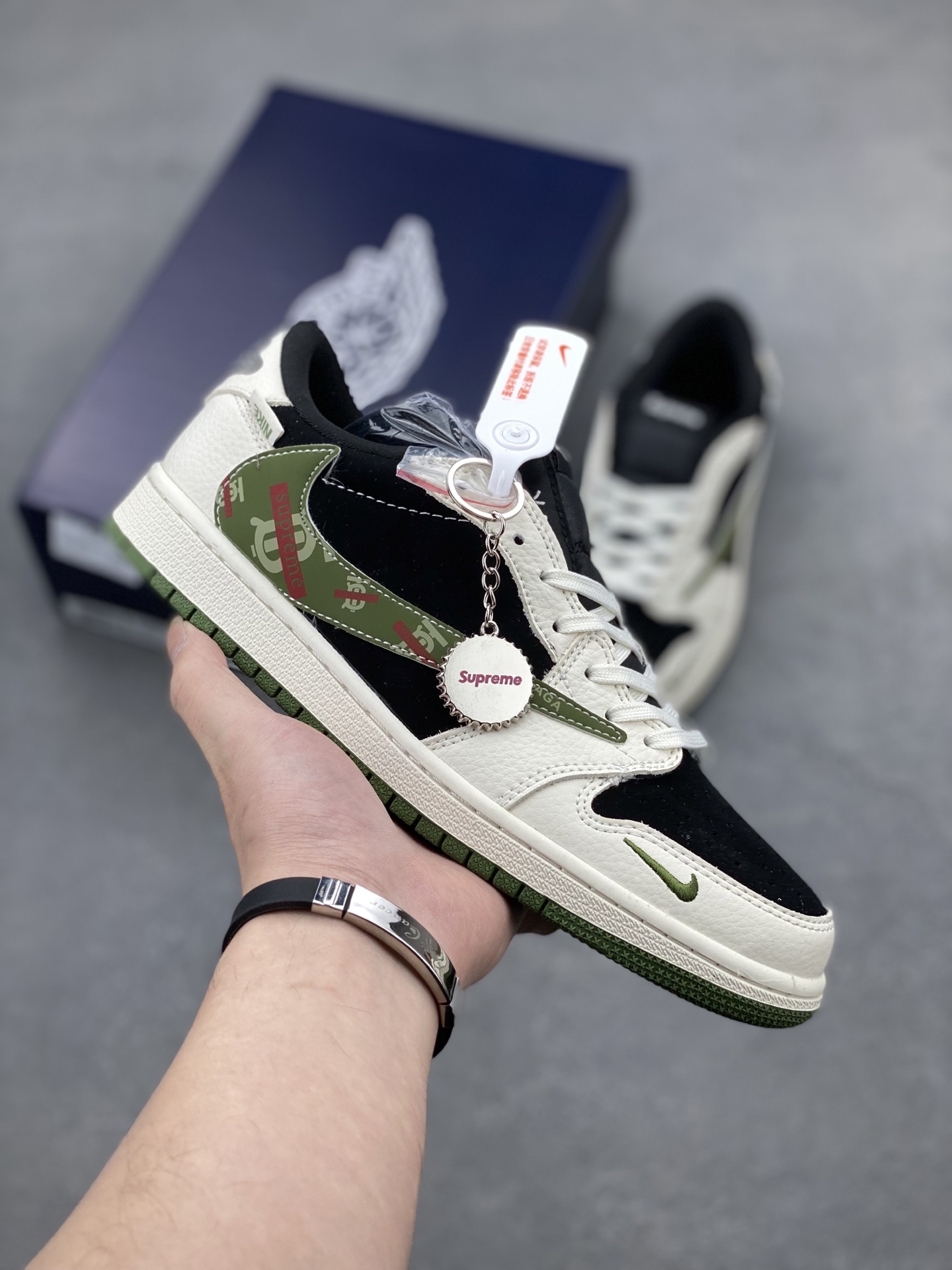 Travis Scott x Fragment Design x Air Jordan 1 Low OG 'Burberry' Sneakers 1 i1742060609000 2434 0 0