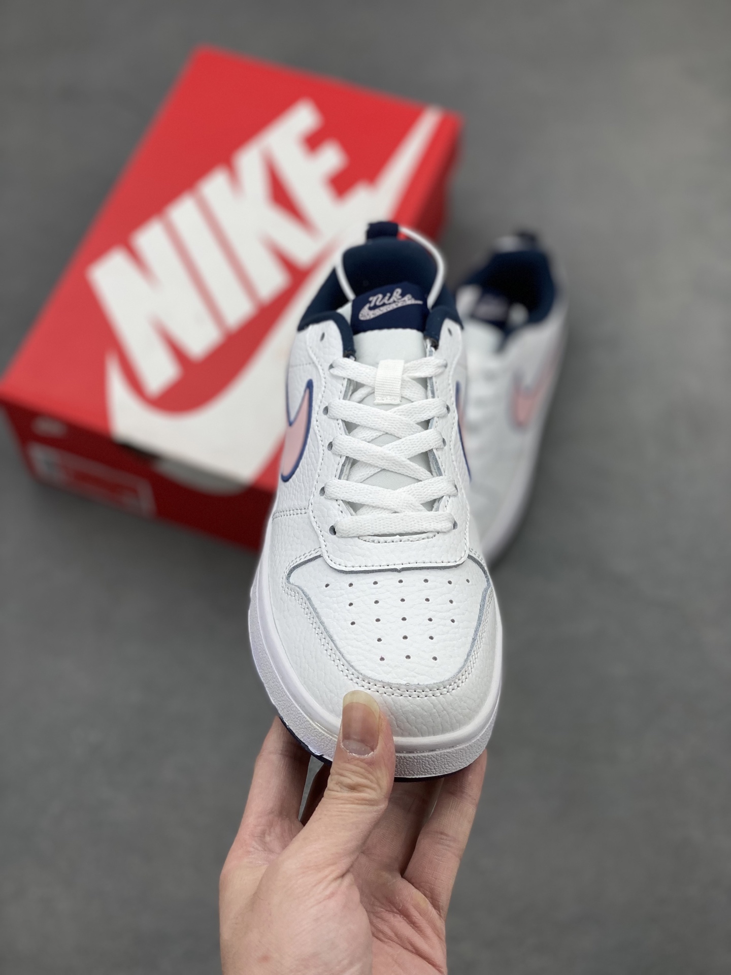 Nike Court Borough Low White/Pink Athletic Shoes DB3090-100 3 i1742143274685 959 0 1