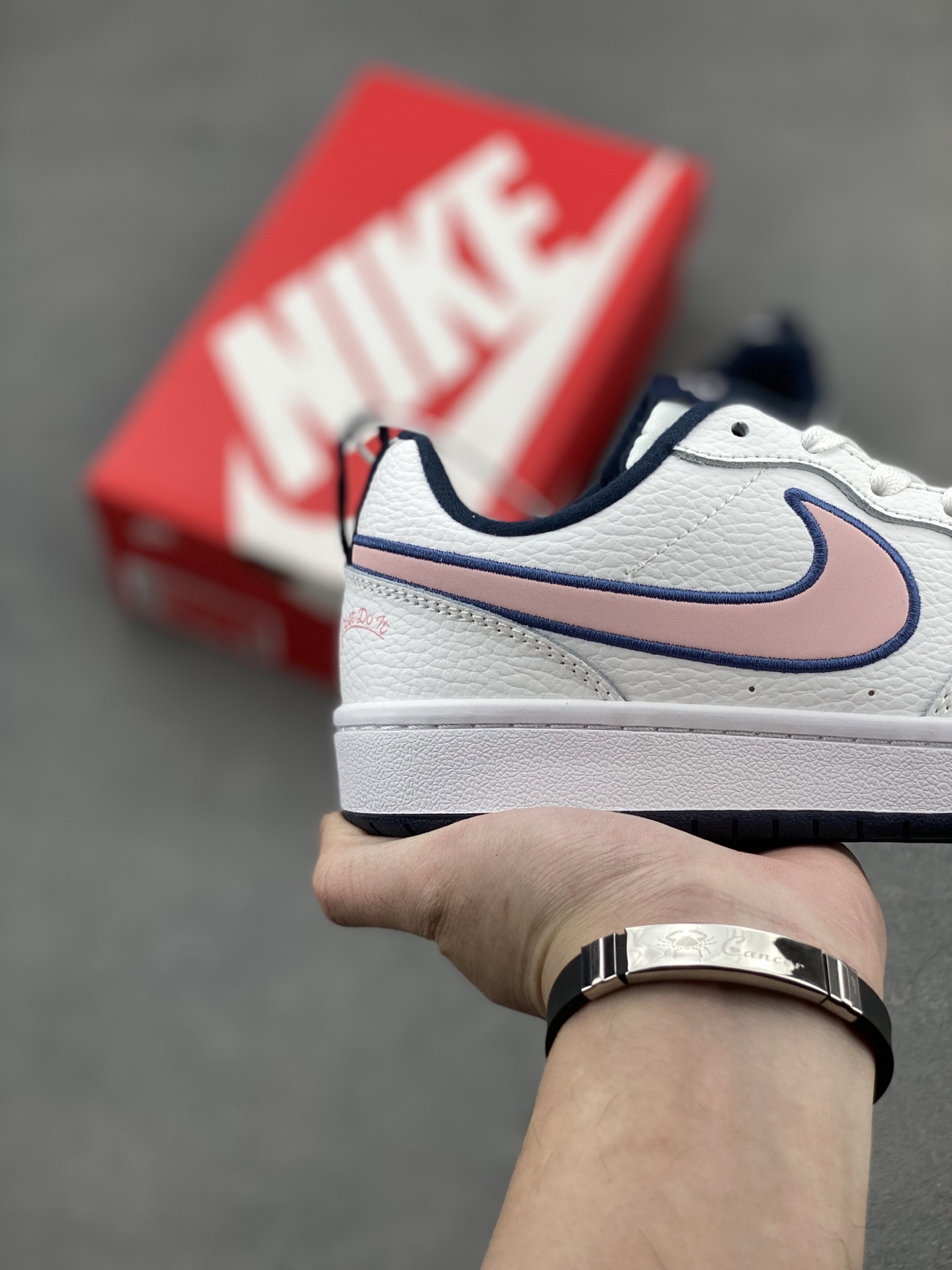 Nike Court Borough Low White/Pink Athletic Shoes DB3090-100 6 i1742143283709 6632 0 4