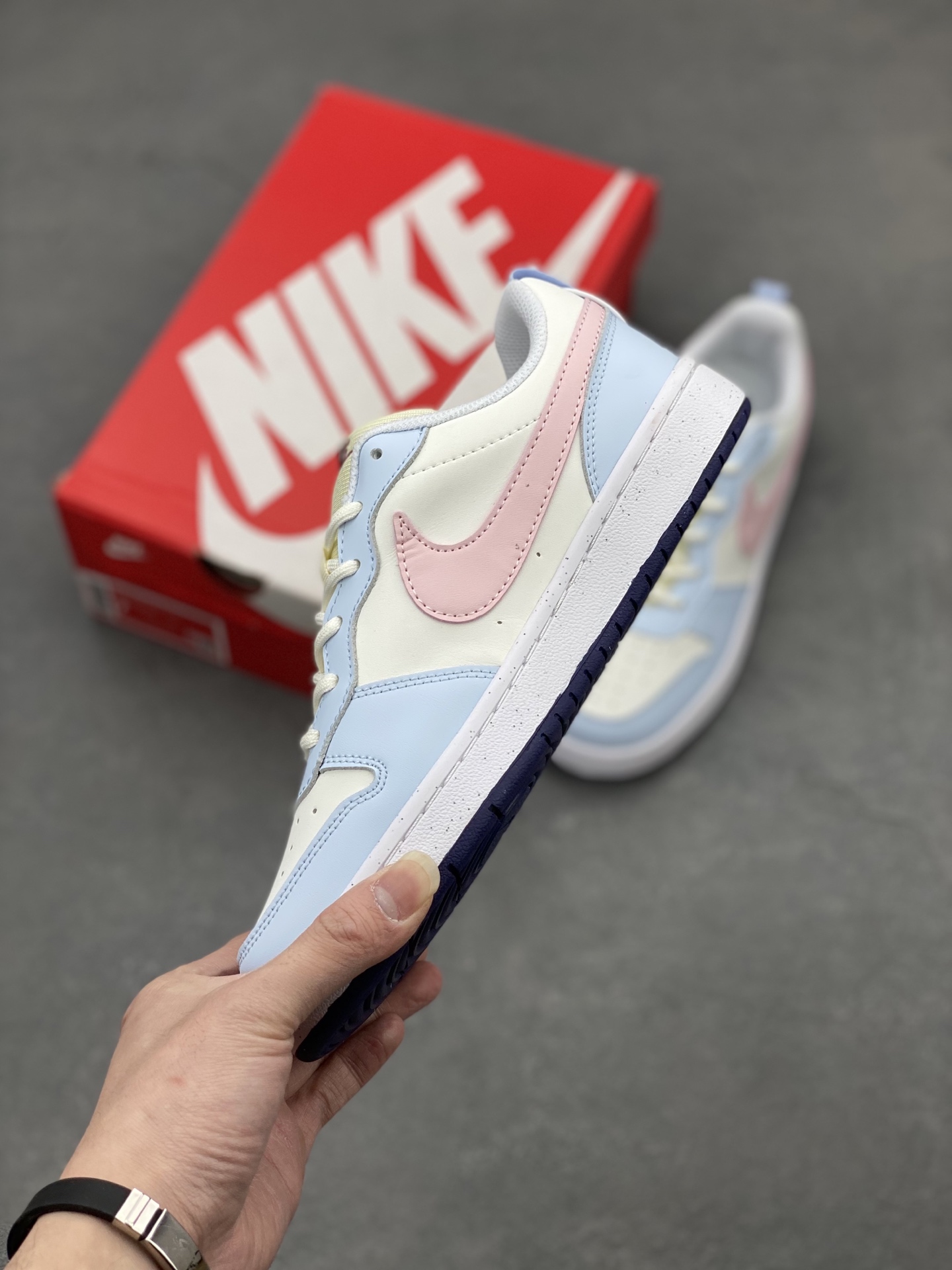 Nike Court Borough Low Pastel Sneakers, Versatile & Breathable for Everyday Wear 4 i1742143349721 6136 0 2