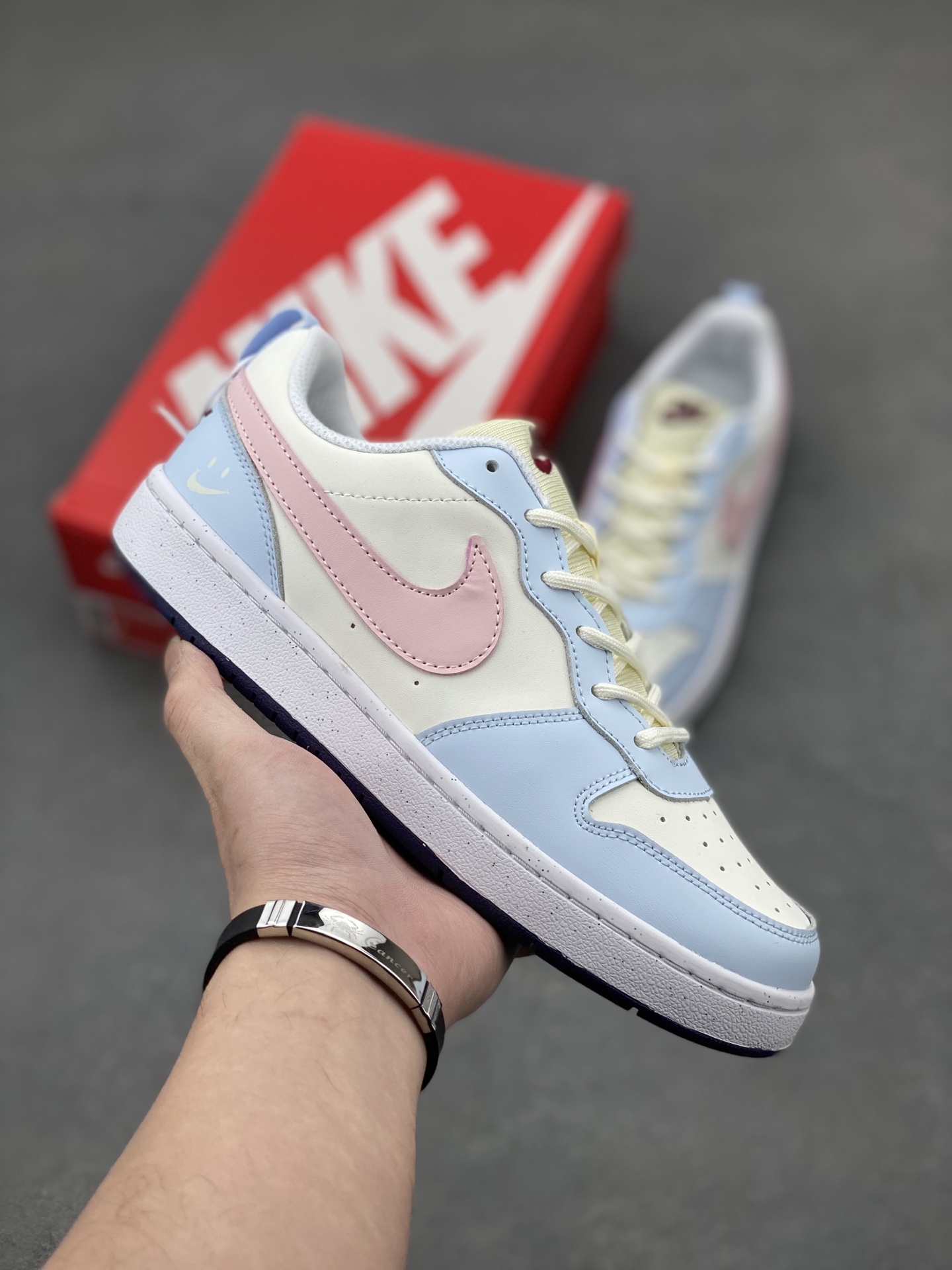 Nike Court Borough Low Pastel Sneakers, Versatile & Breathable for Everyday Wear 2 i1742143357173 2924 0 0