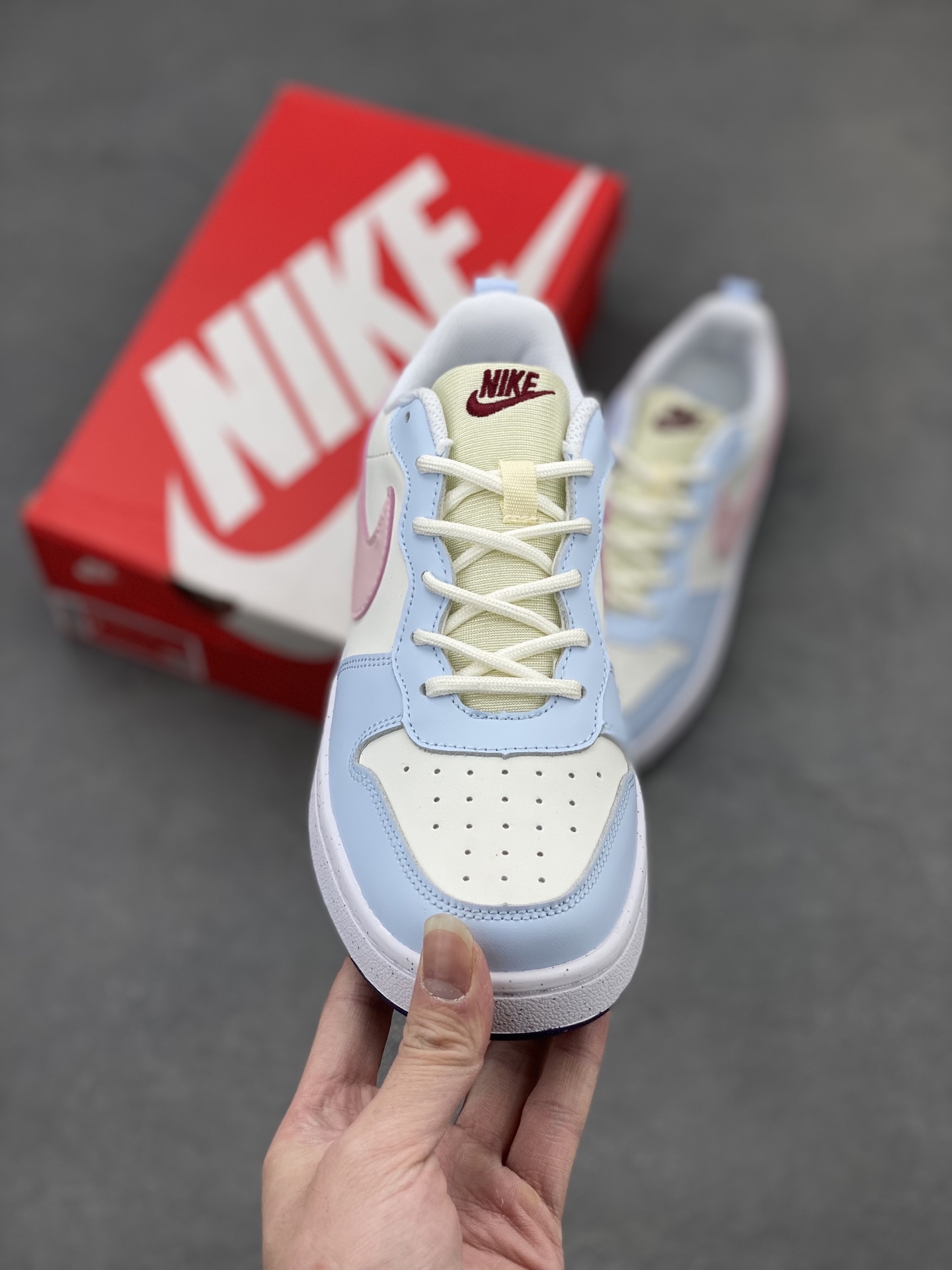 Nike Court Borough Low Pastel Sneakers, Versatile & Breathable for Everyday Wear 3 i1742143358573 4993 0 1