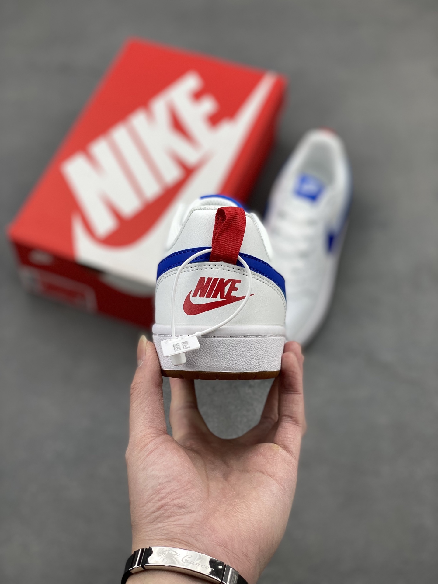 Nike Court Borough Low White/Blue Casual Shoes - Classic Style & Comfort 5 i1742143648124 9629 0 3