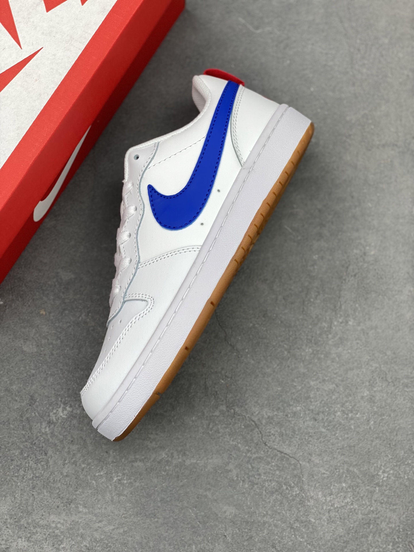 Nike Court Borough Low White/Blue Casual Shoes - Classic Style & Comfort 8 i1742143649140 710 0 6