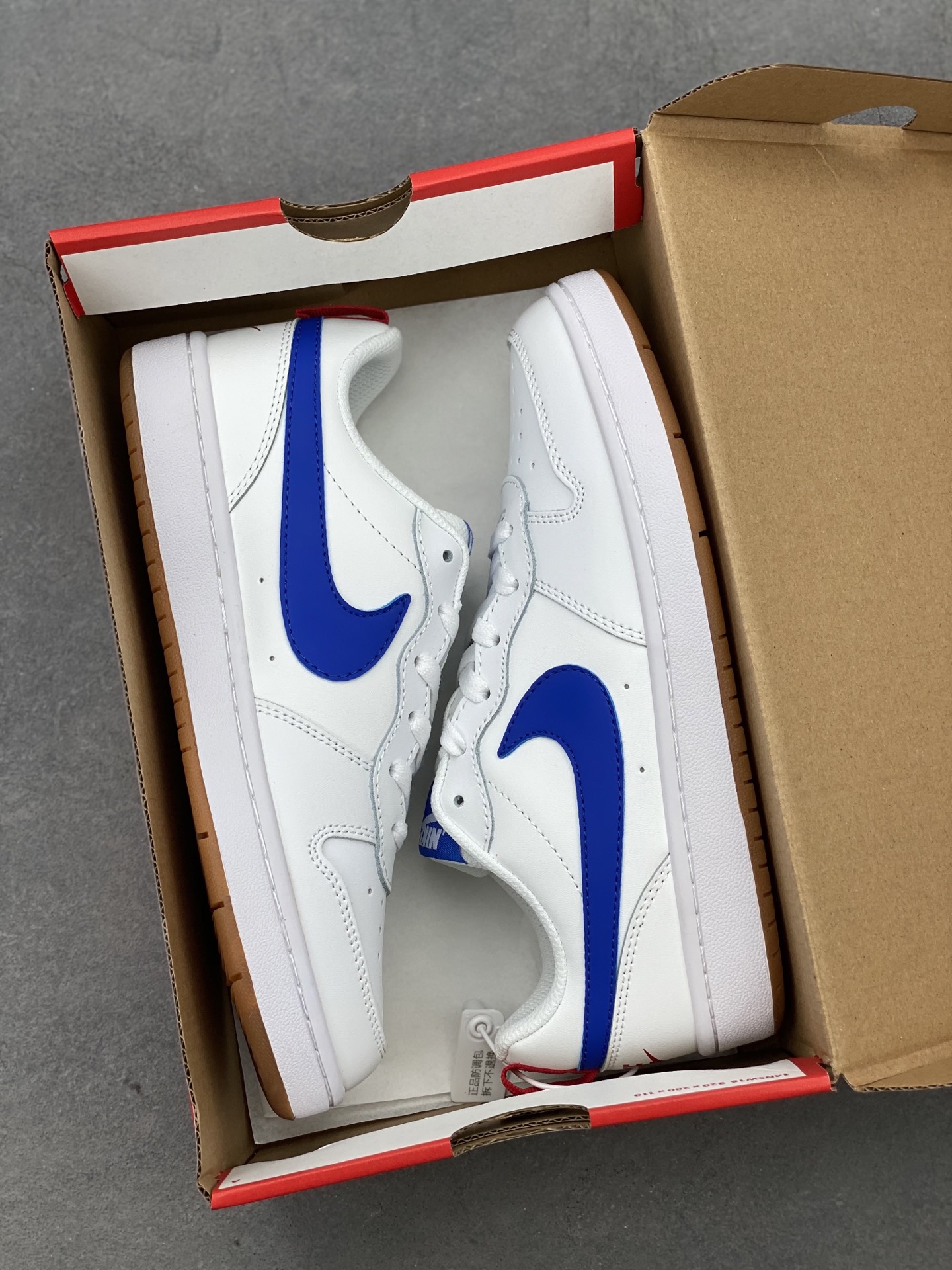 Nike Court Borough Low White/Blue Casual Shoes - Classic Style & Comfort 10 i1742143650249 8200 0 8