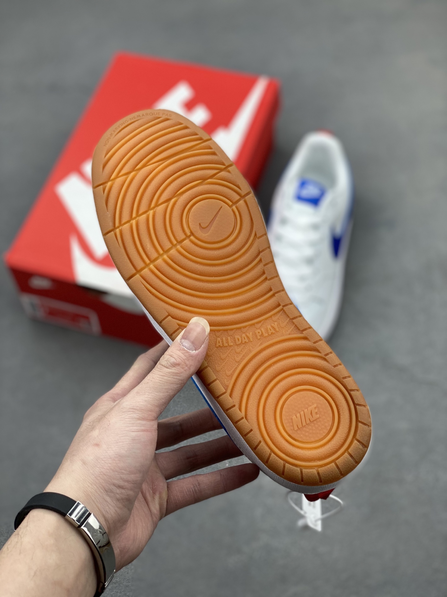 Nike Court Borough Low White/Blue Casual Shoes - Classic Style & Comfort 7 i1742143663473 2890 0 5