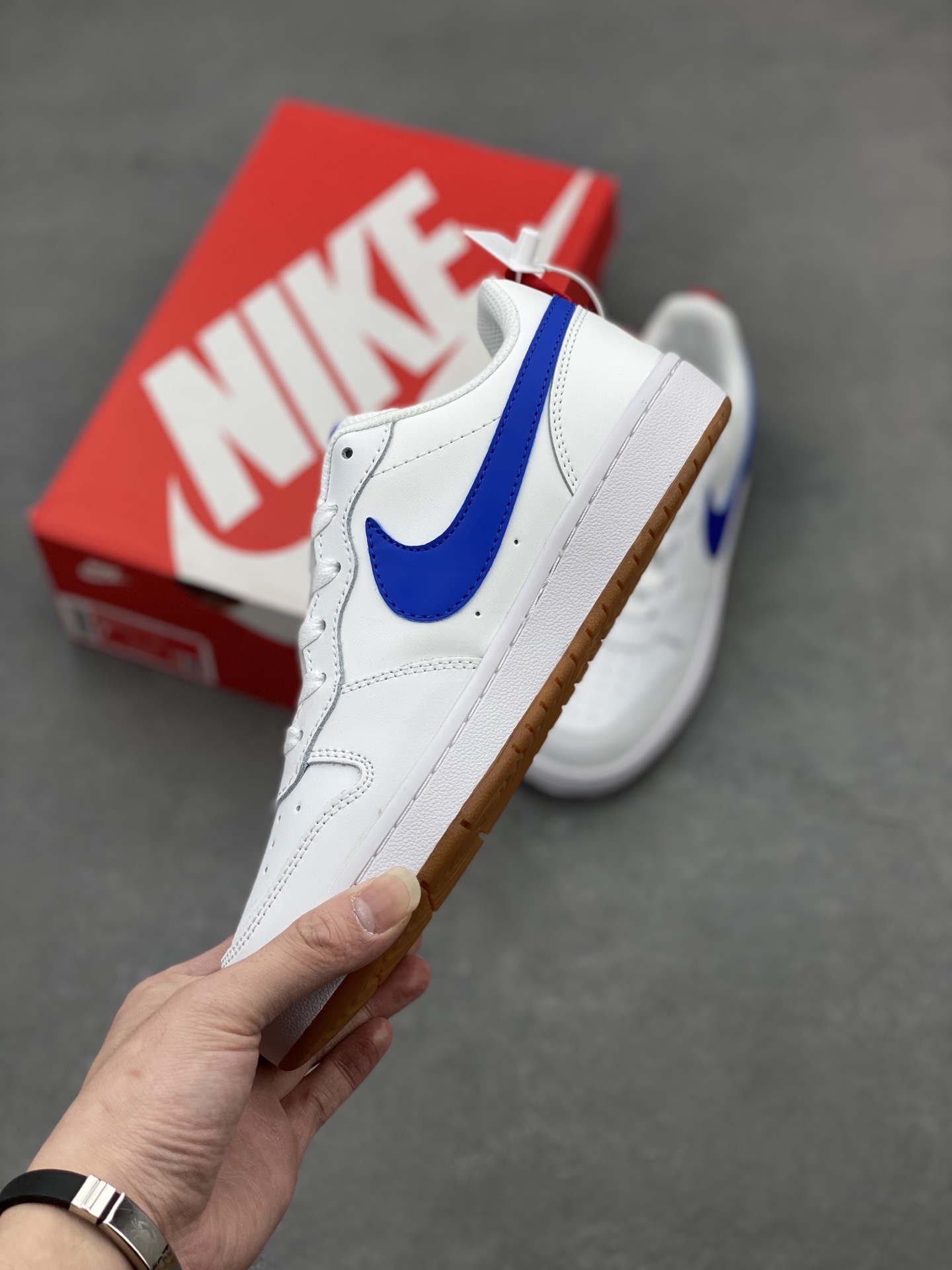 Nike Court Borough Low White/Blue Casual Shoes - Classic Style & Comfort 4 i1742143664000 364 0 2