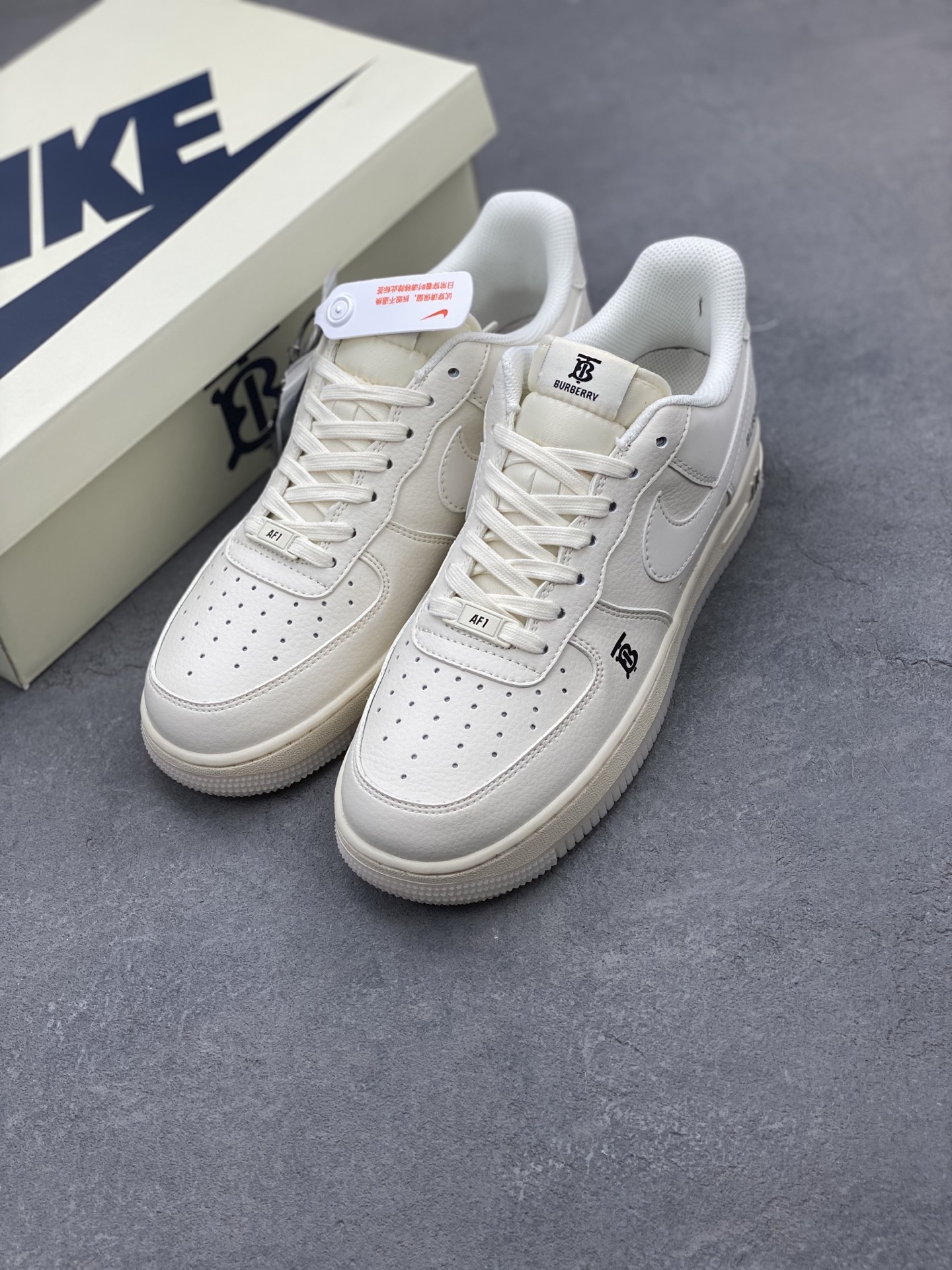 Nike Air Force 1 '07 Low Sneakers - Custom Burberry Accents & Premium Cushioning 9 i1742230663658 9839 0 7