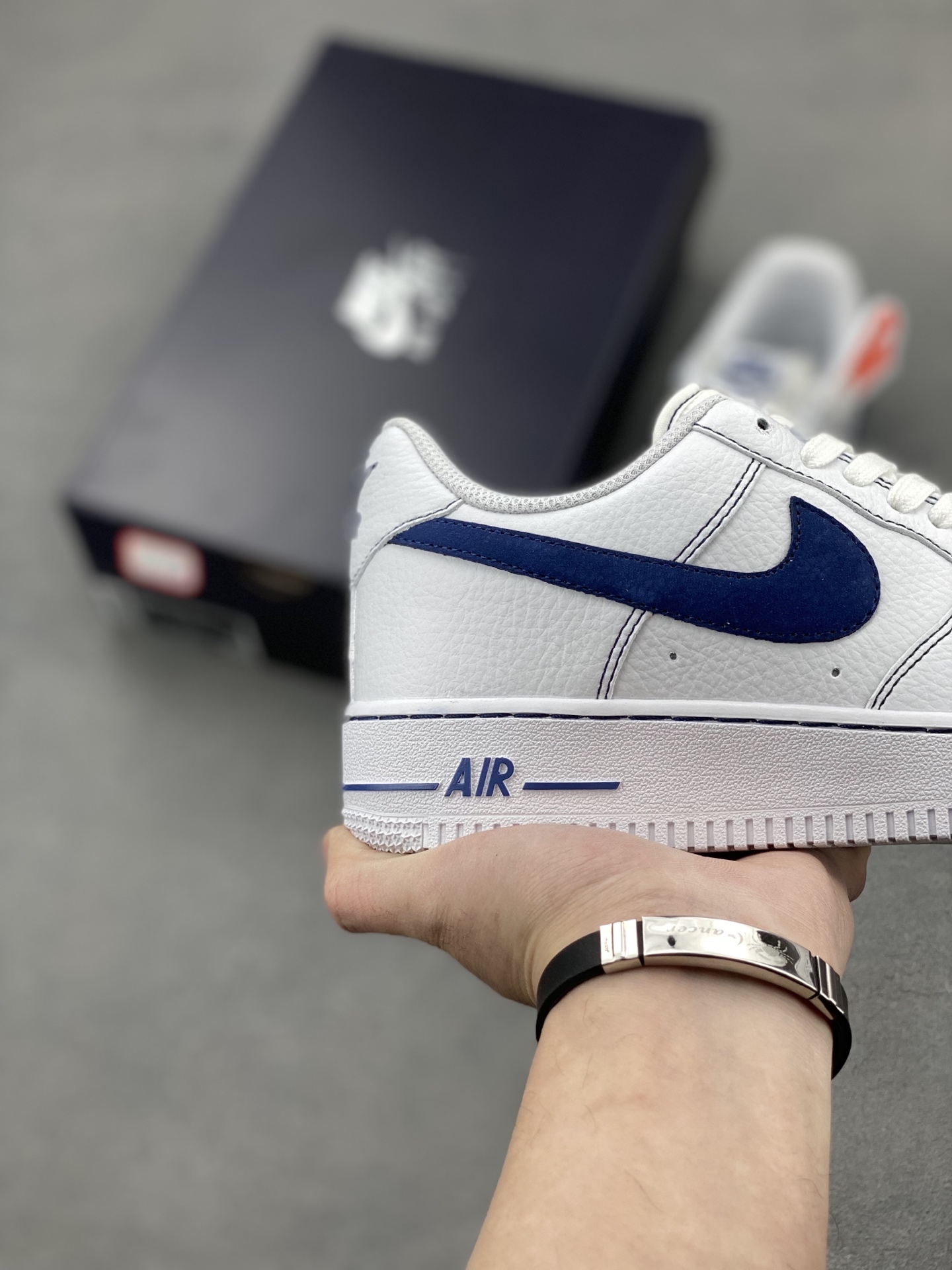 Nike Air Force 1 '07 Low White/Navy Sneakers HQ2037-100 Limited Edition 6 i1742230963000 8772 0 4