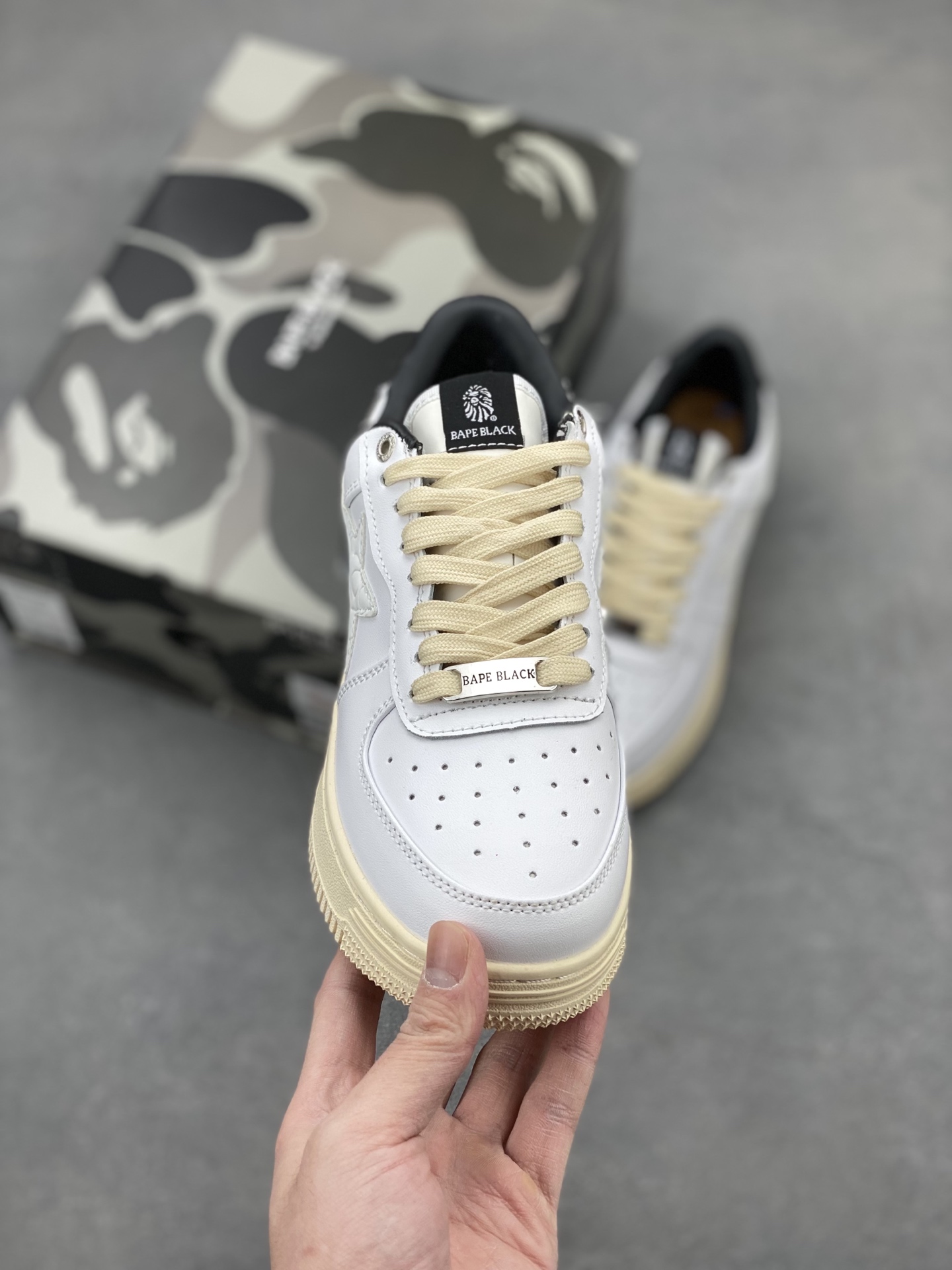 Bape Sta White Leather Sneakers Casual Shoes, Classic Design 3 i1742231517468 9517 0 1