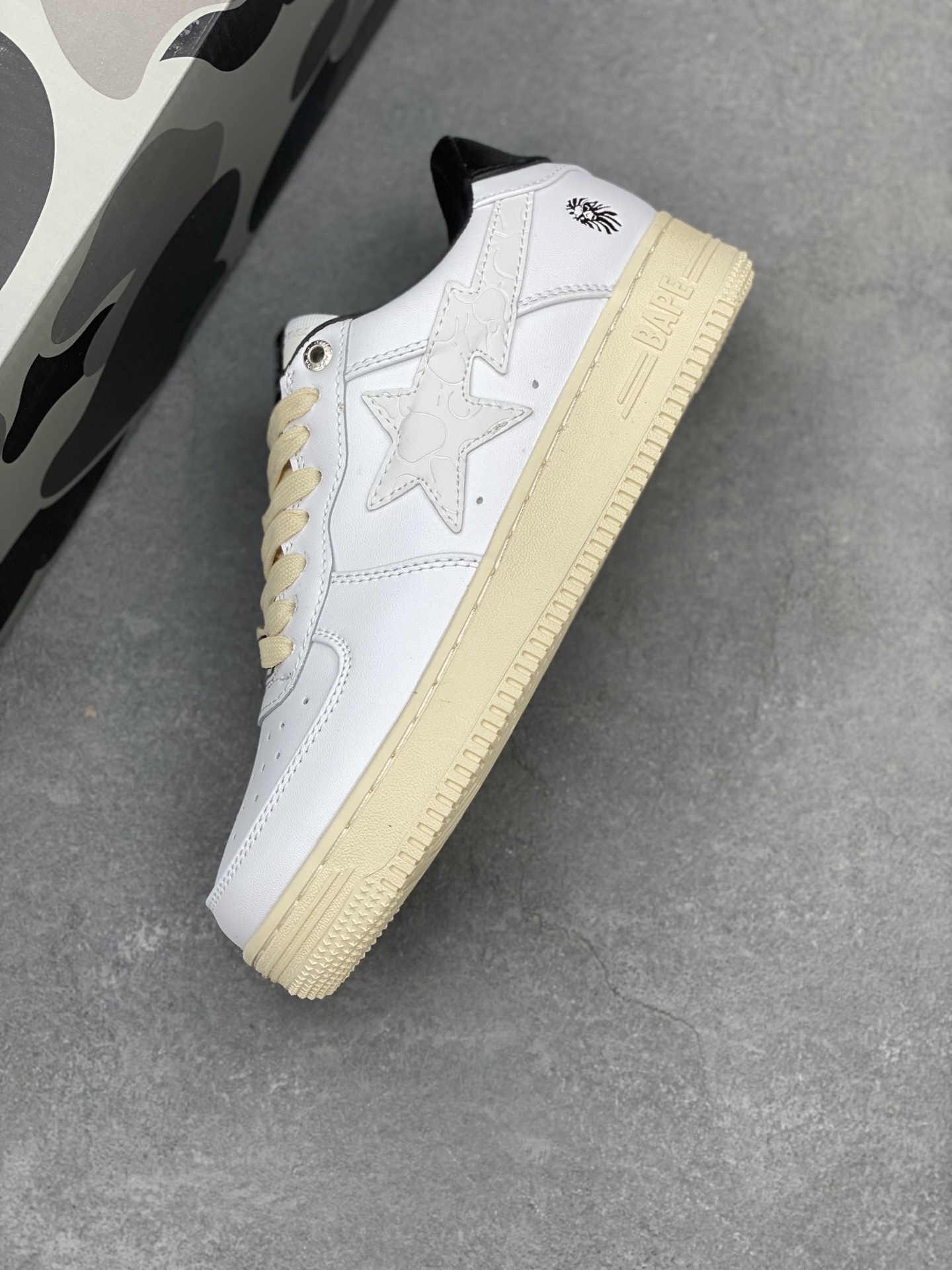 Bape Sta White Leather Sneakers Casual Shoes, Classic Design 8 i1742231525624 5913 0 6