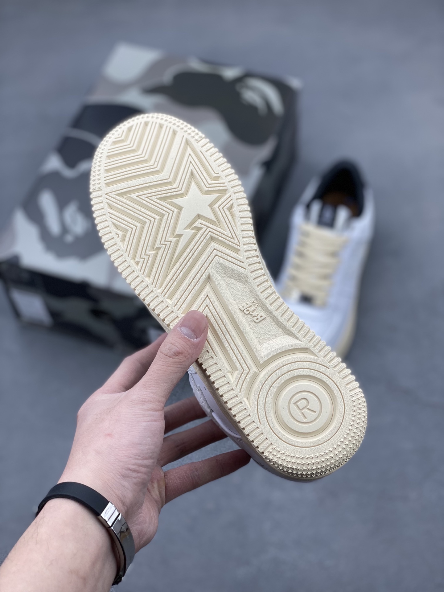 Bape Sta White Leather Sneakers Casual Shoes, Classic Design 7 i1742231525861 2742 0 5