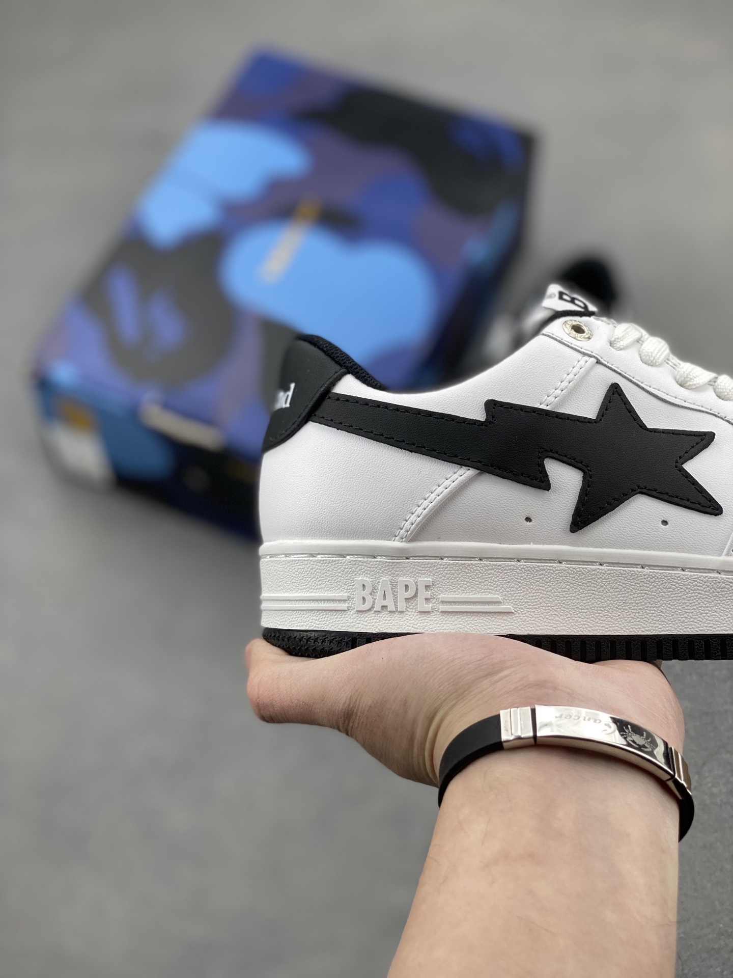 Bape Sta White/Black Sneakers - Classic Street Style, Comfortable Fit 6 i1742231628207 8752 0 4