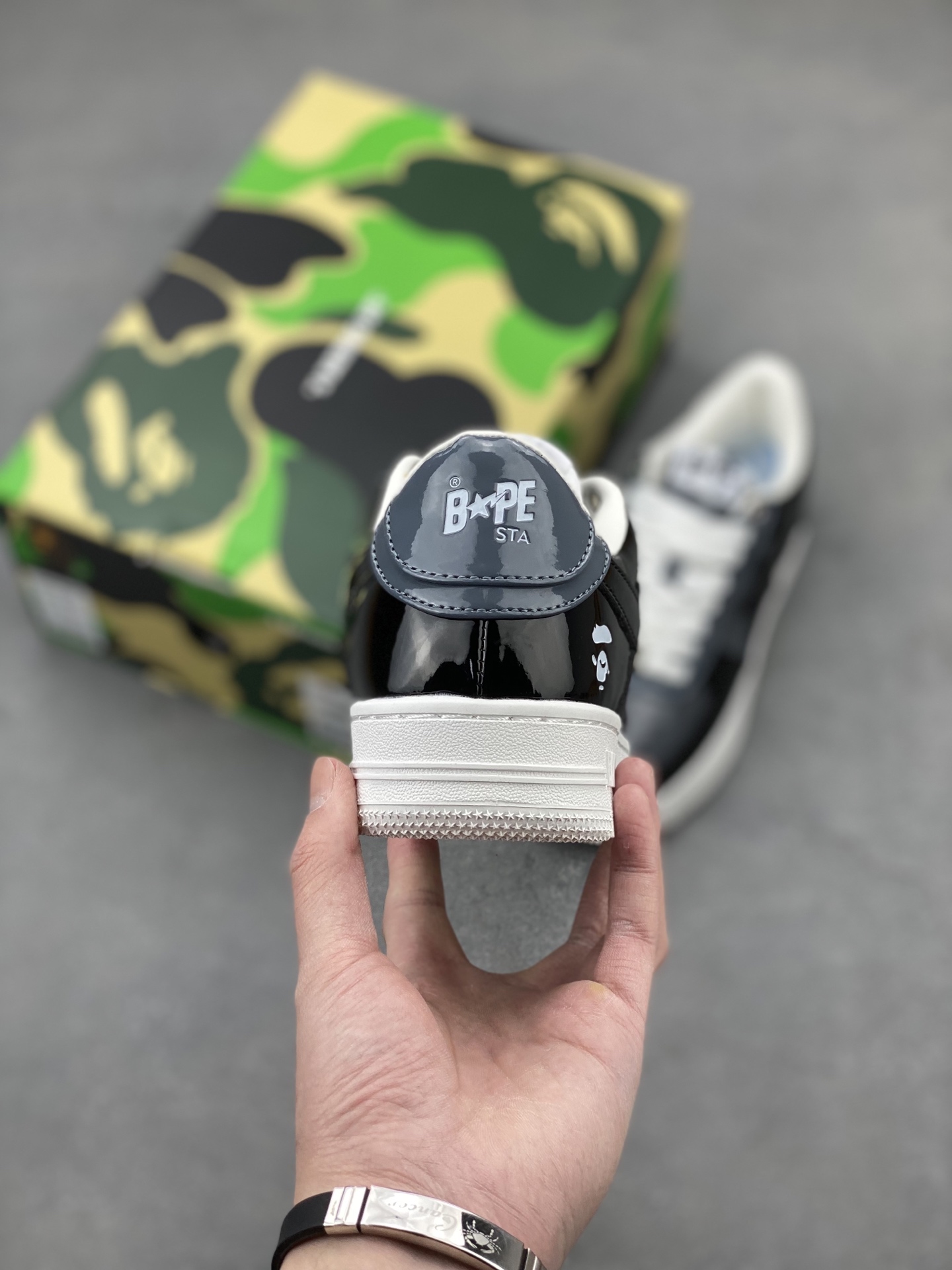 BAPE Sta Patent Leather Sneakers - Classic Style, Superior Comfort 5 i1742231706513 1274 0 3