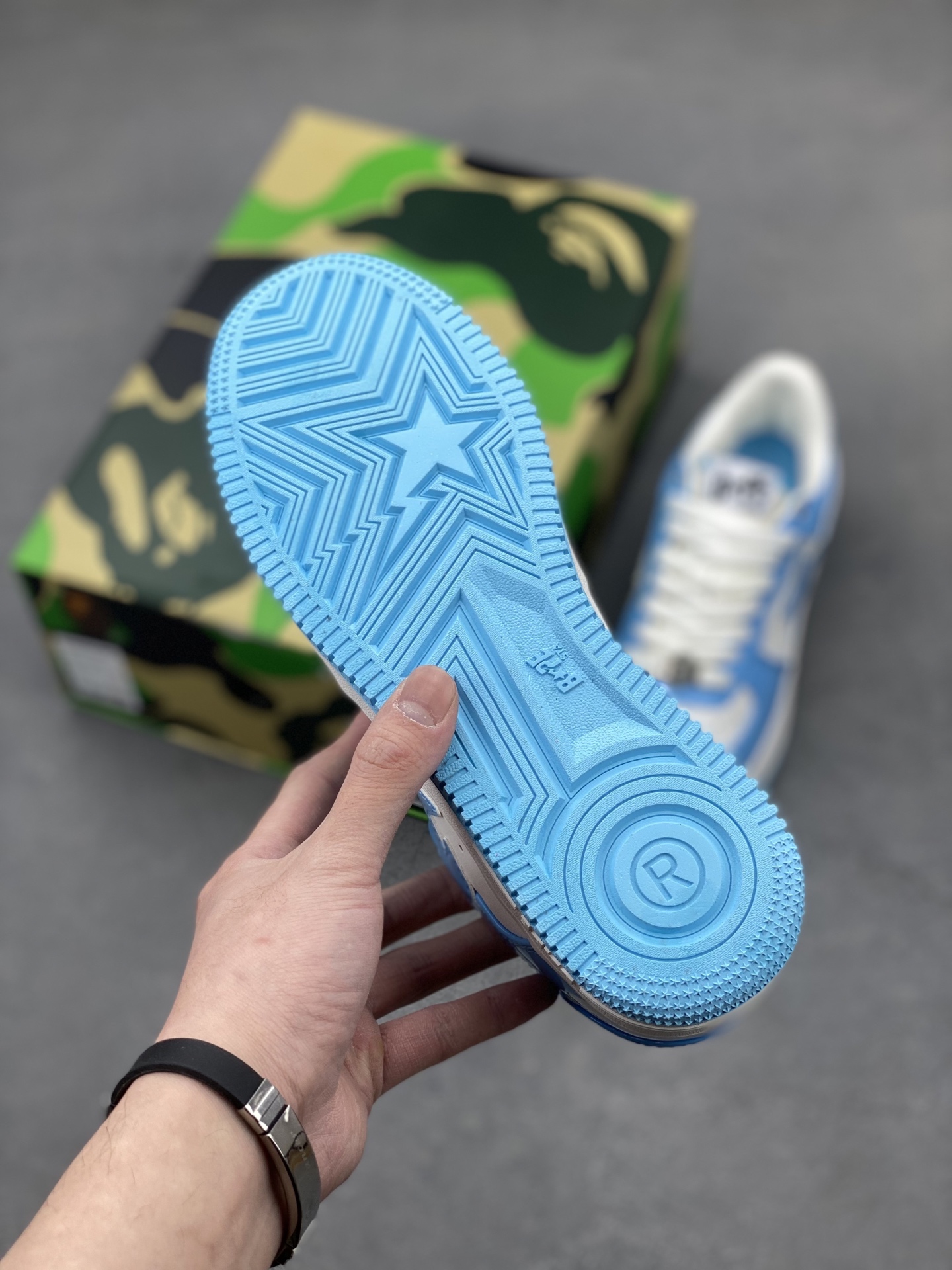 BAPE STA Classic Low-Top Sneakers - Sky Blue & White, Iconic Style 7 i1742231900813 7967 0 5