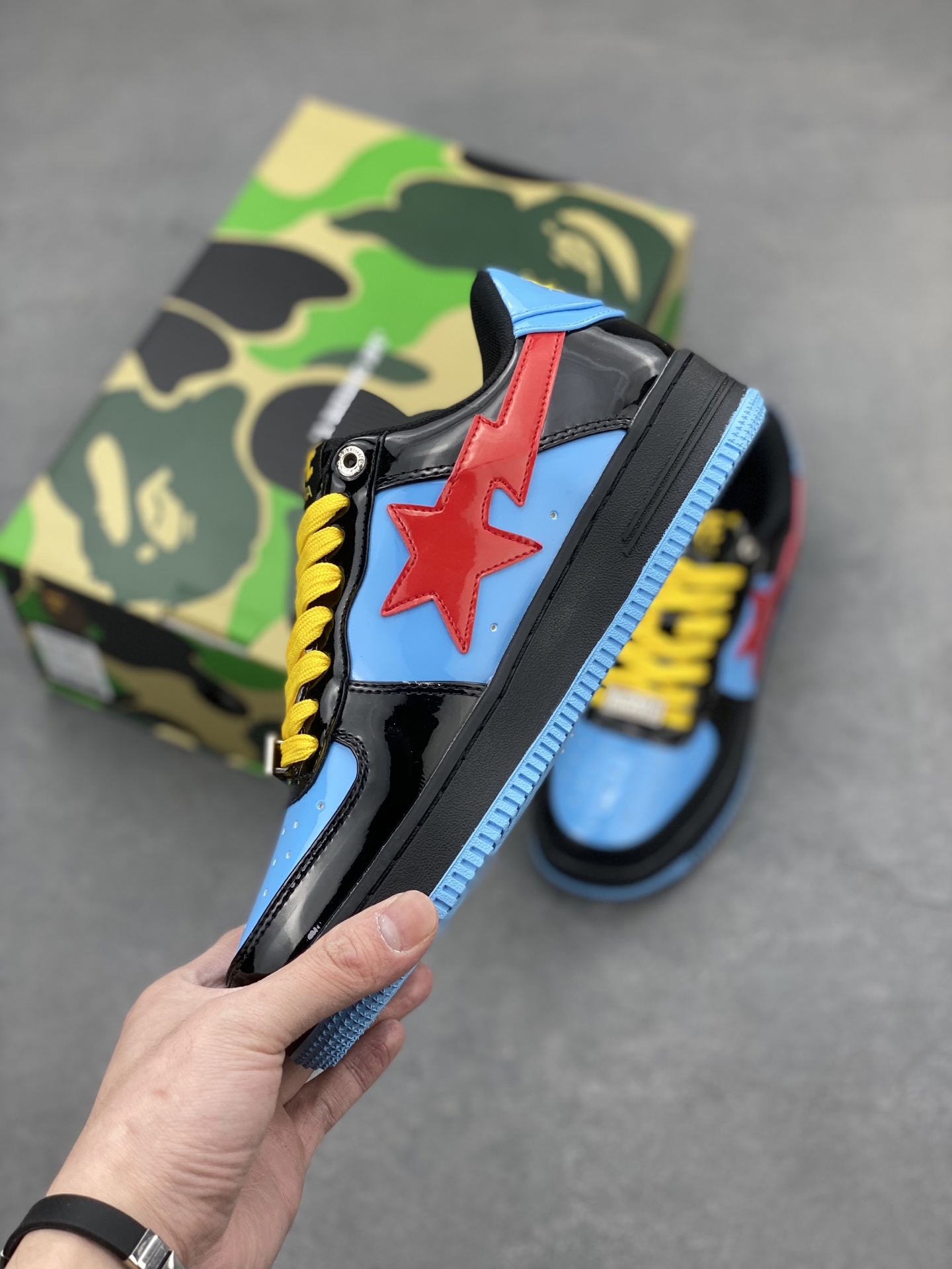 Bape Sta Marvel Low Casual Sneakers, Nigo's Iconic Design,Limited Edition 4 i1742231957274 7444 0 2