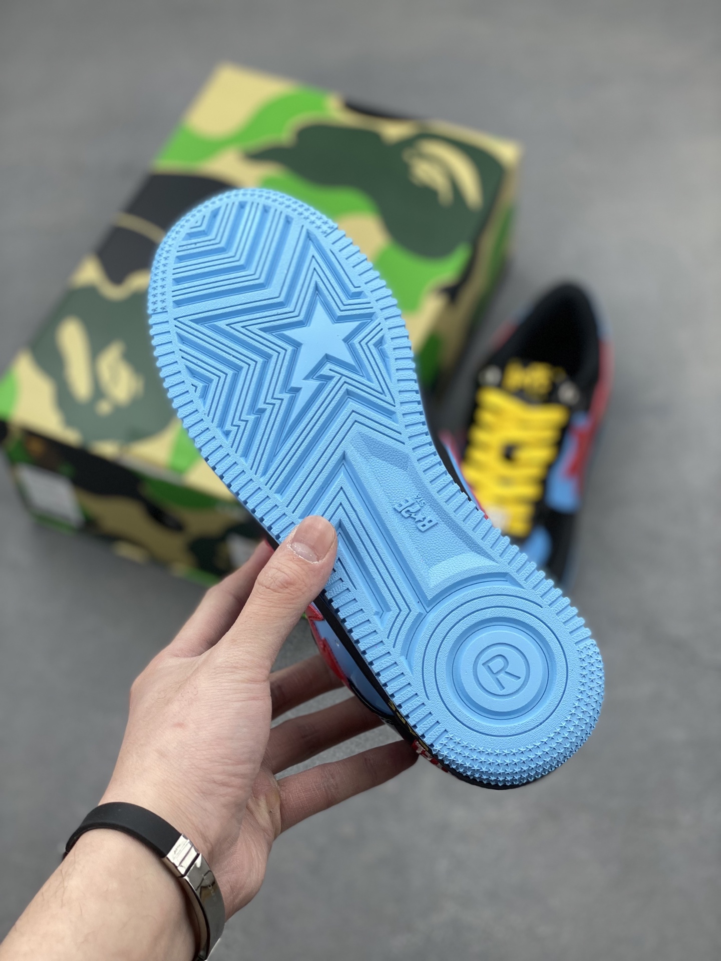 Bape Sta Marvel Low Casual Sneakers, Nigo's Iconic Design,Limited Edition 7 i1742231967305 1298 0 5