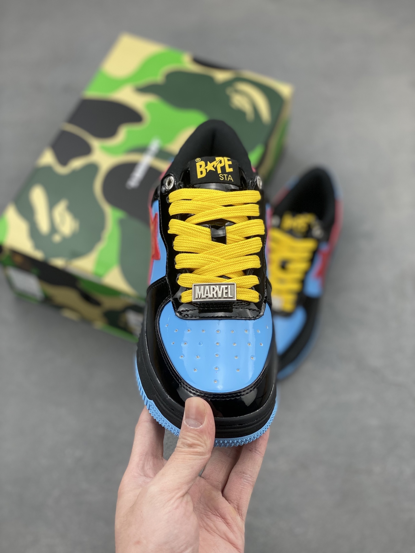 Bape Sta Marvel Low Casual Sneakers, Nigo's Iconic Design,Limited Edition 3 i1742231968945 3555 0 1