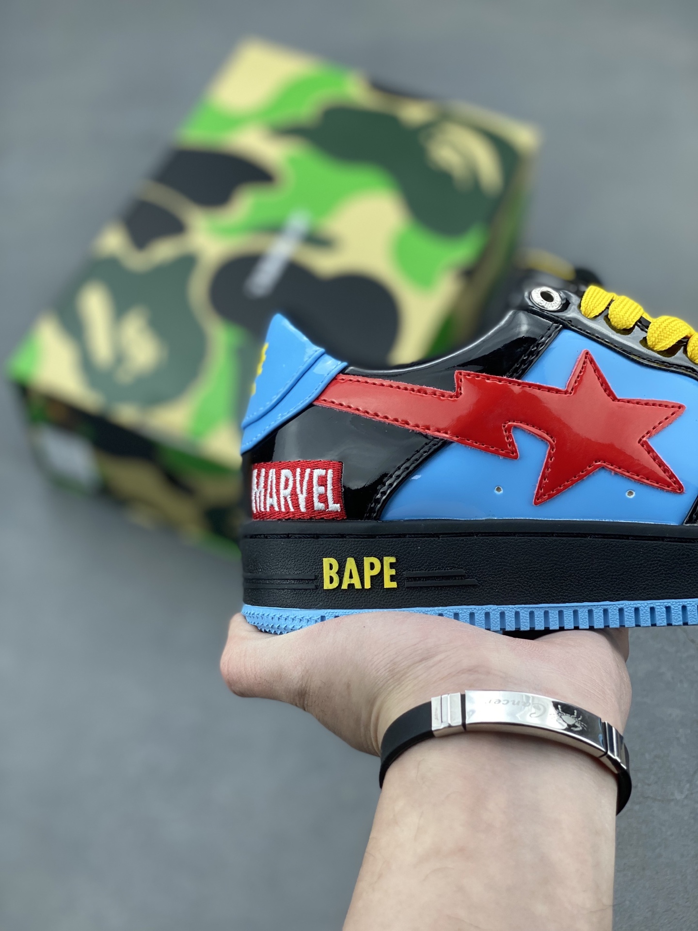 Bape Sta Marvel Low Casual Sneakers, Nigo's Iconic Design,Limited Edition 6 i1742231969512 3513 0 4