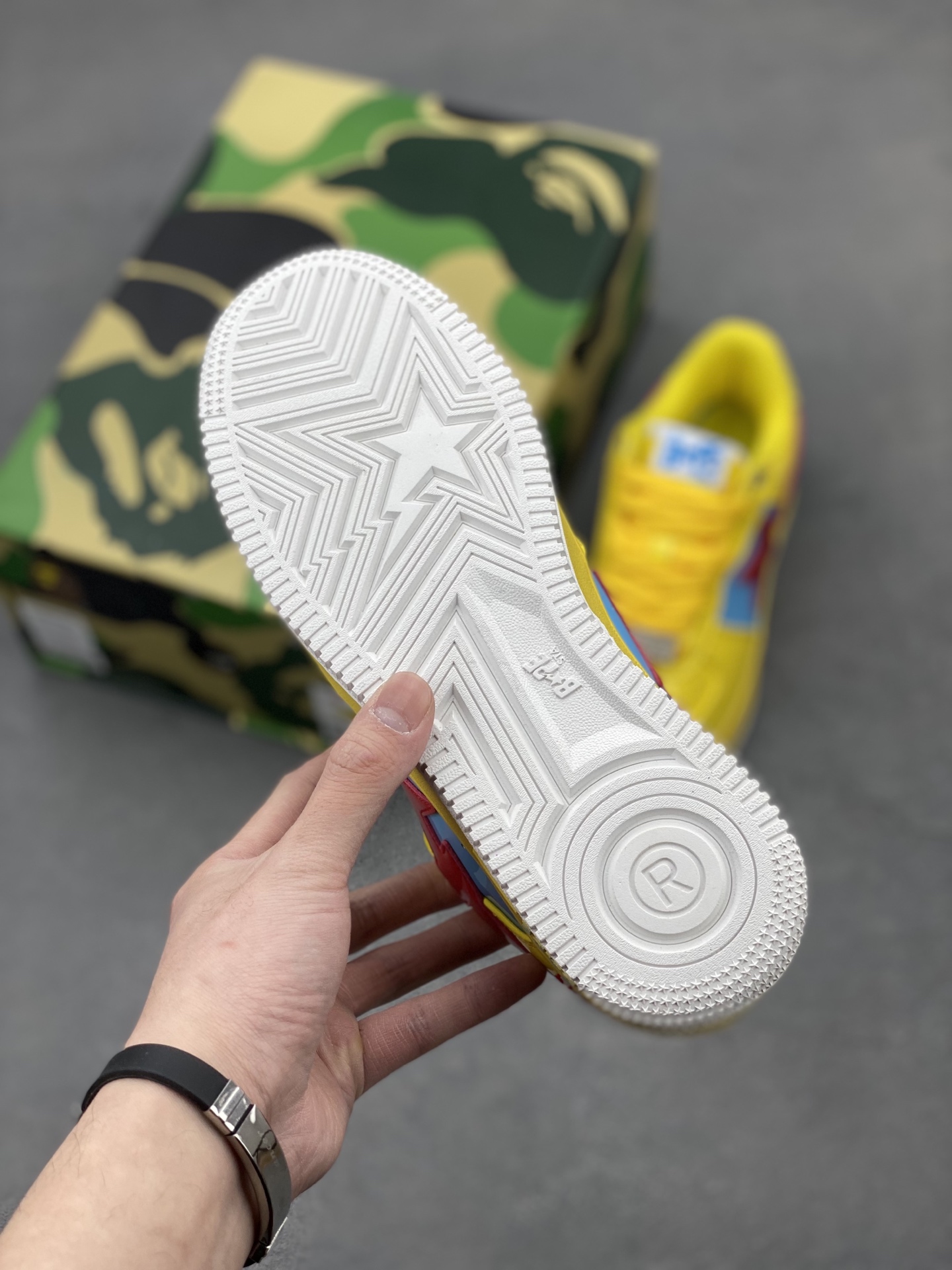 BAPE STA Marvel Yellow: Classic Street Style, Comfortable Athletic Shoes 7 i1742232023169 5476 0 5