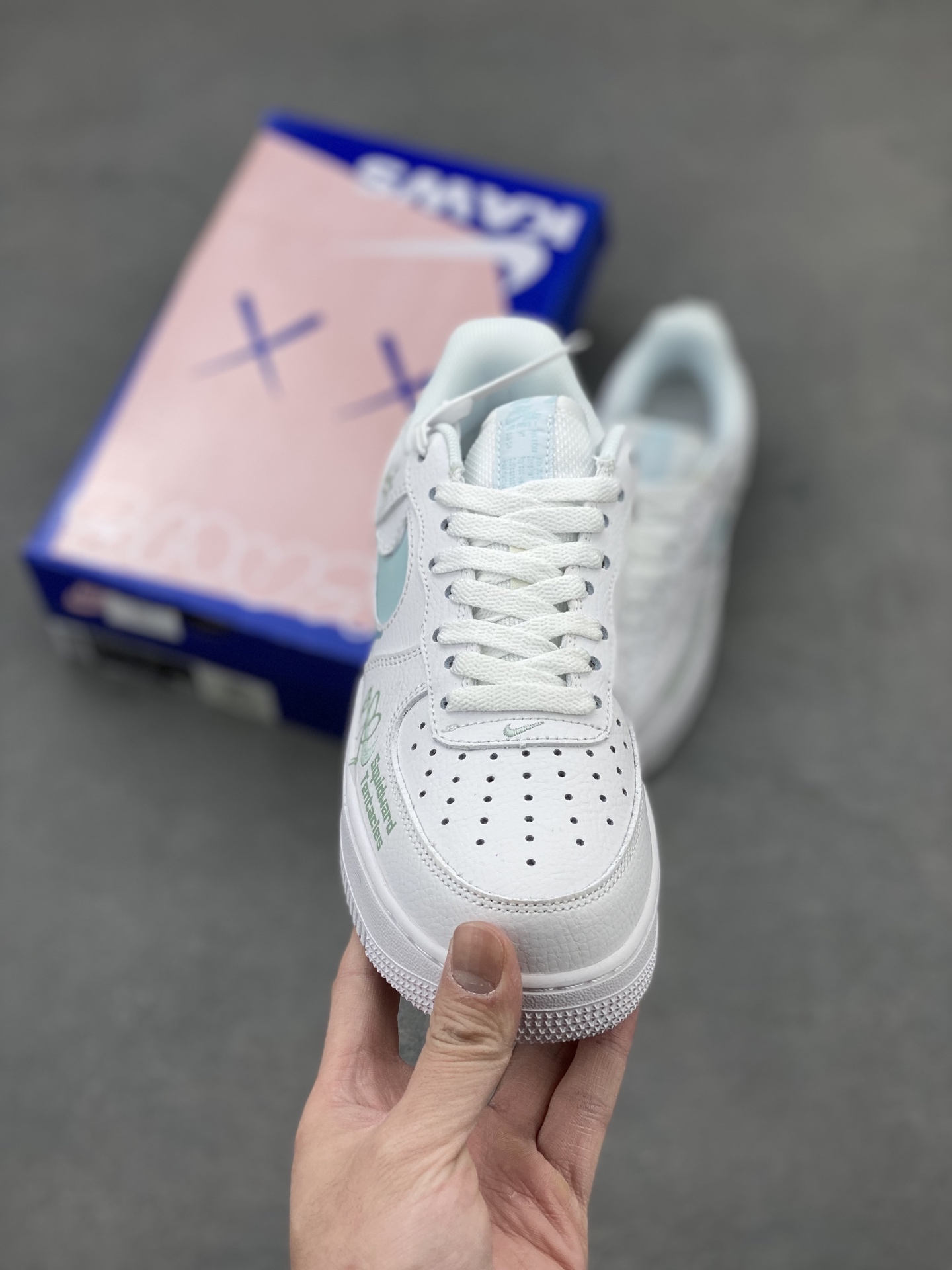 Nike Air Force 1 Low 'Squidward Tentacles' Custom Sneakers 3 i1742330066091 3336 0 1