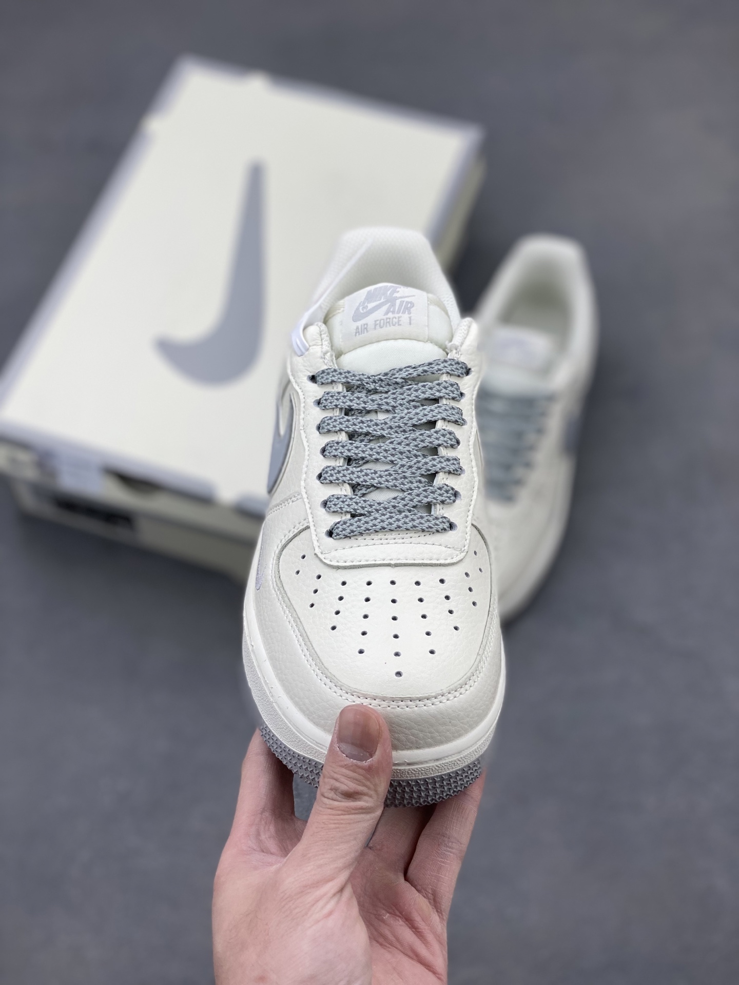 Nike Air Force 1 Low '07 Dream White Gray Casual Sneakers DR2024-106 3 i1742330141362 8035 0 1