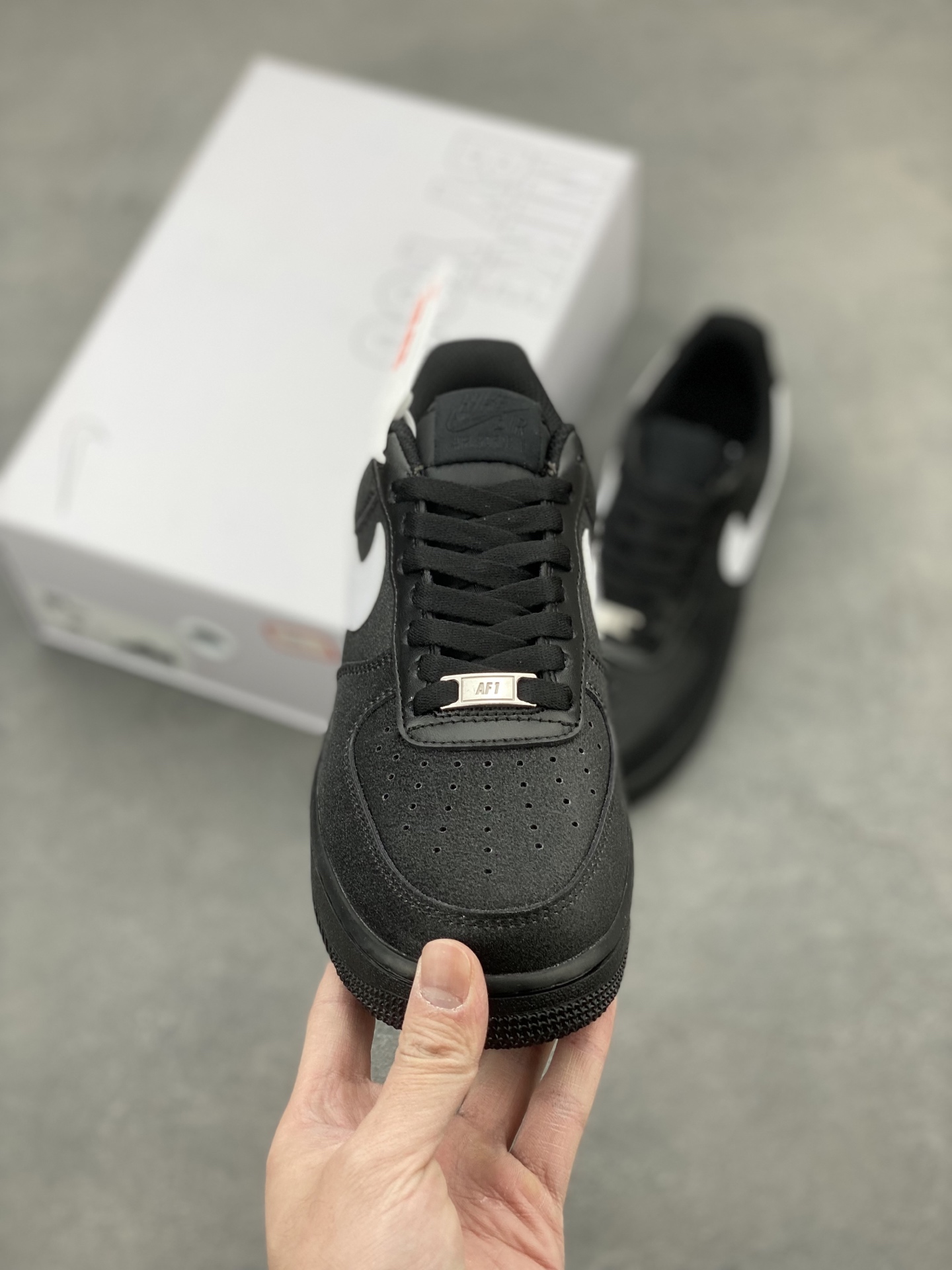 Nike Air Force 1 '07 Low Custom Black/White Casual Sneakers (CW2288-111) 3 i1742330393147 2279 0 1