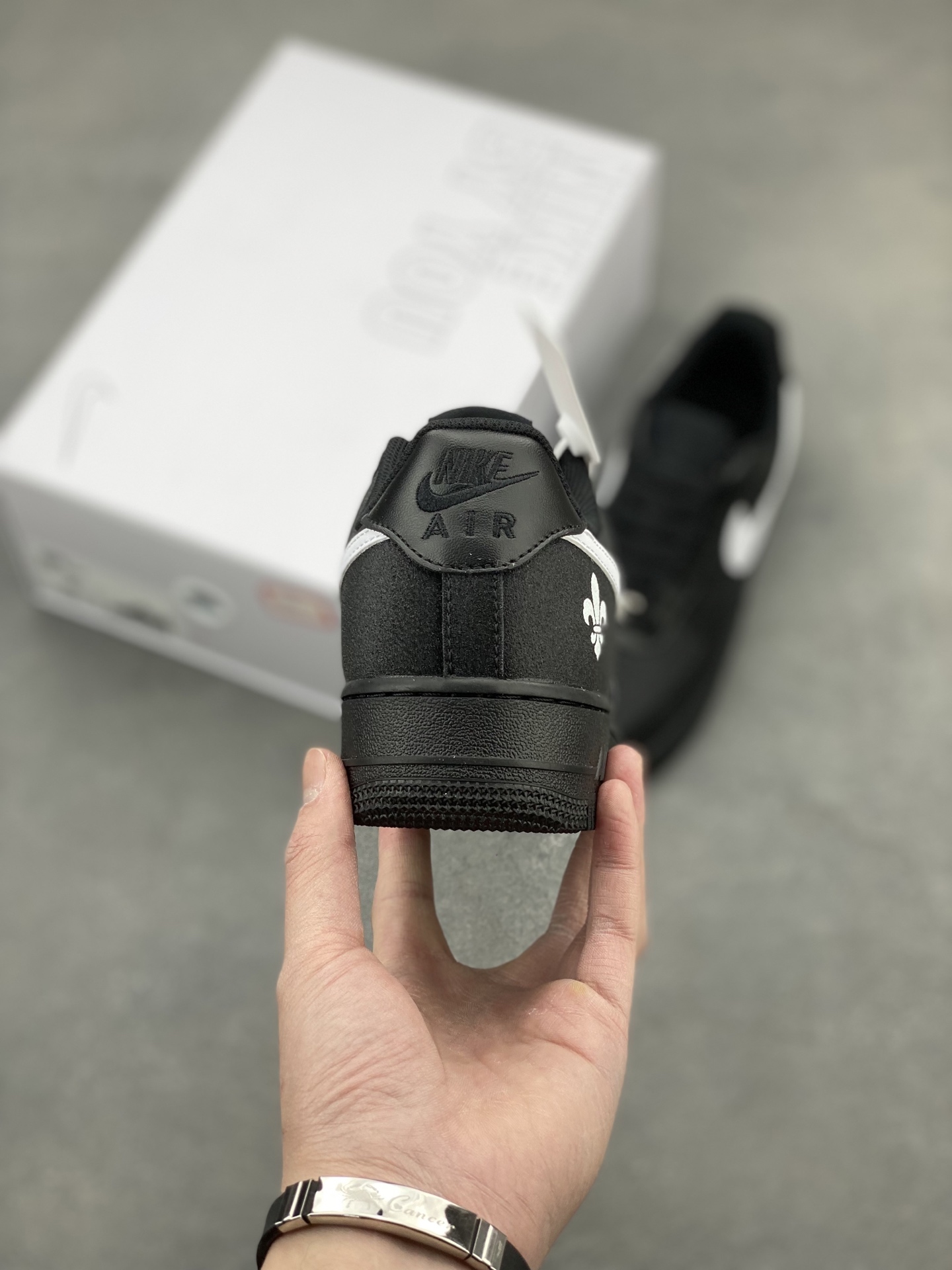 Nike Air Force 1 '07 Low Custom Black/White Casual Sneakers (CW2288-111) 5 i1742330395920 8491 0 3