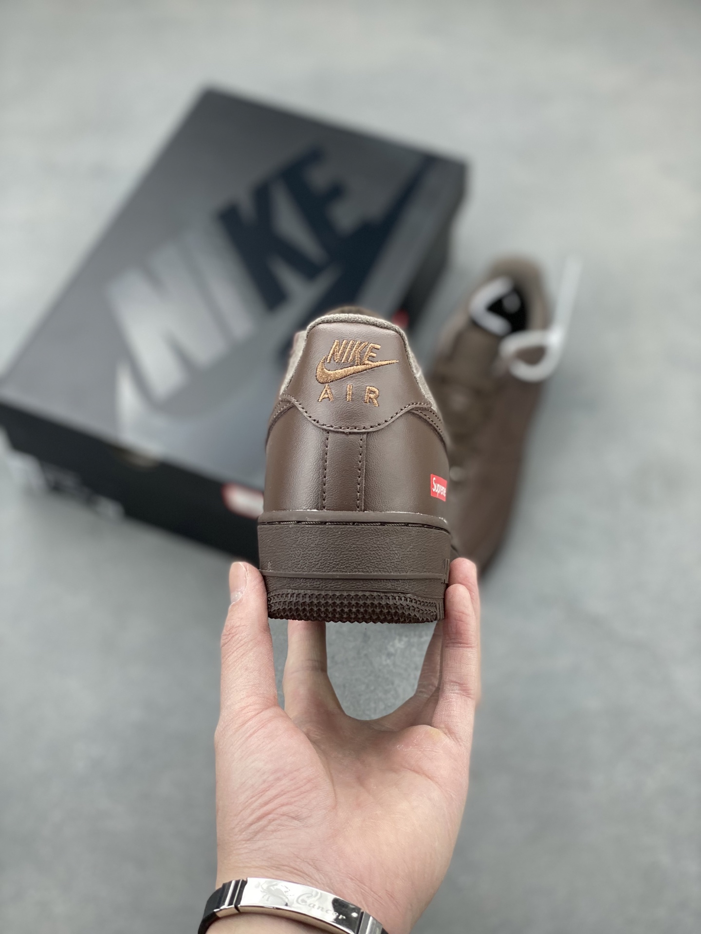 Nike Air Force 1 Low Supreme CU9225-200 - Chocolate, All Size Available 5 i1742331672633 7266 0 3