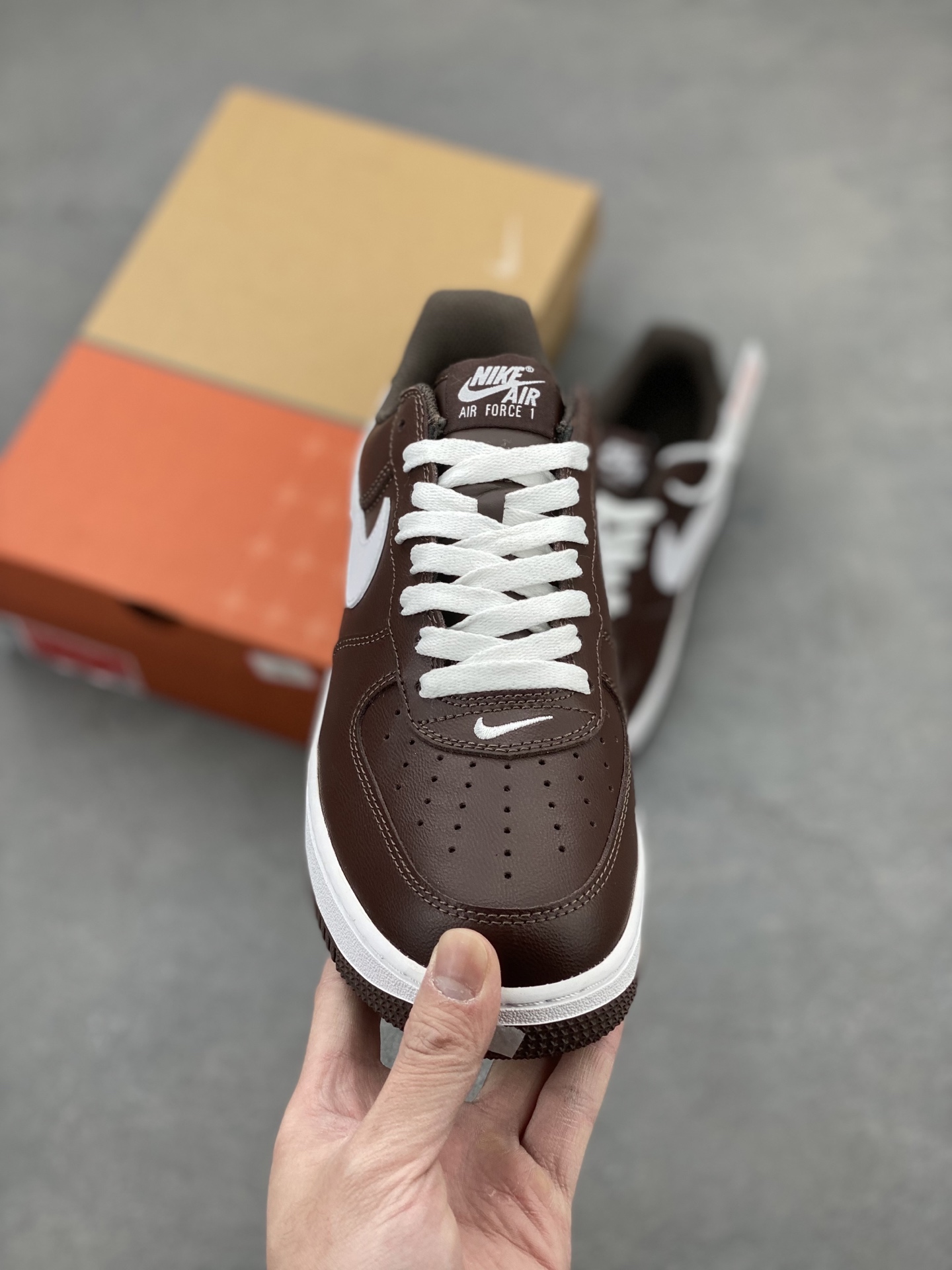 Nike Air Force 1 Low FD7039-200 Brown White Casual Sneakers 3 i1742331706329 197 0 1