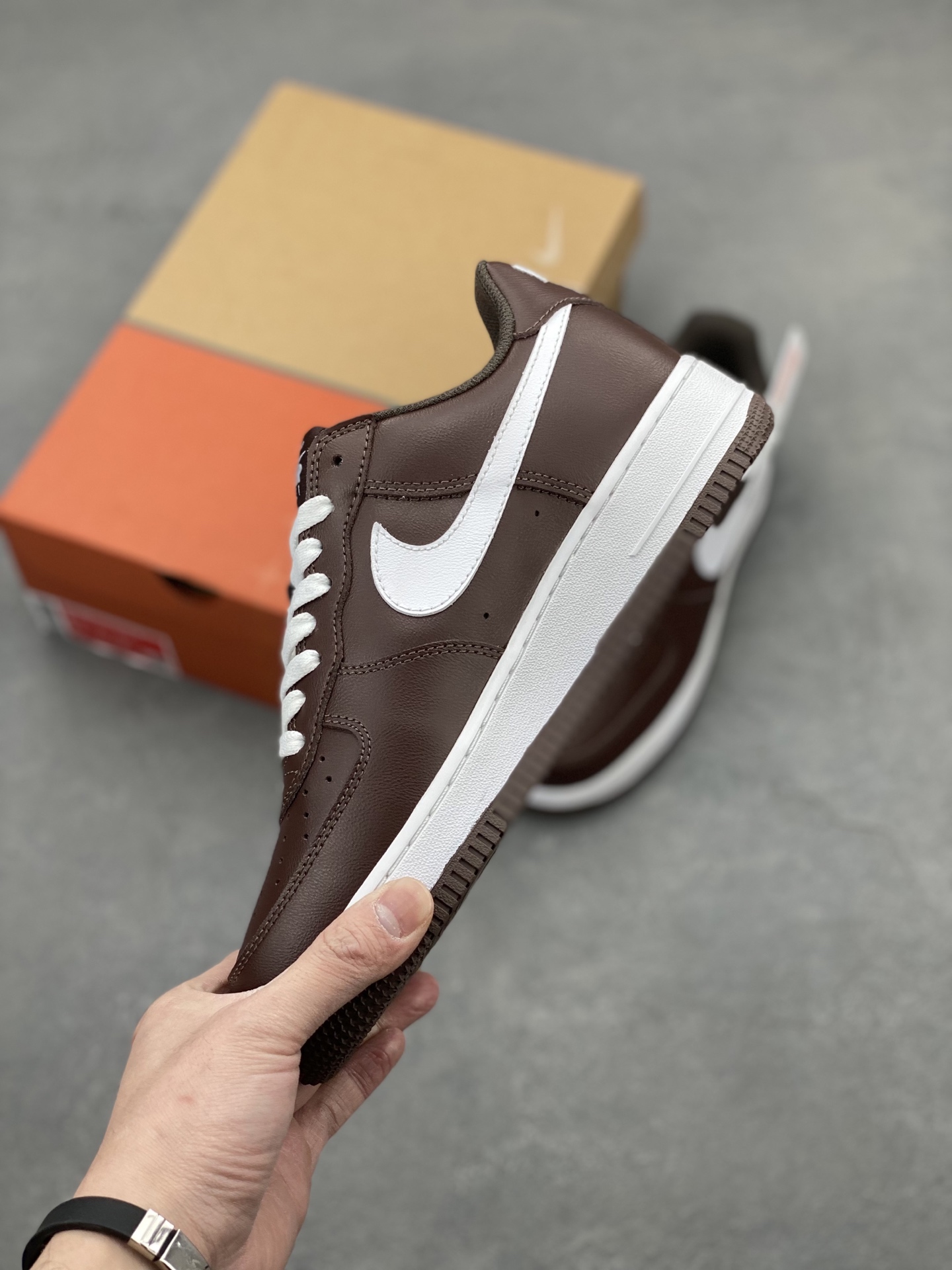 Nike Air Force 1 Low FD7039-200 Brown White Casual Sneakers 4 i1742331718918 9738 0 2