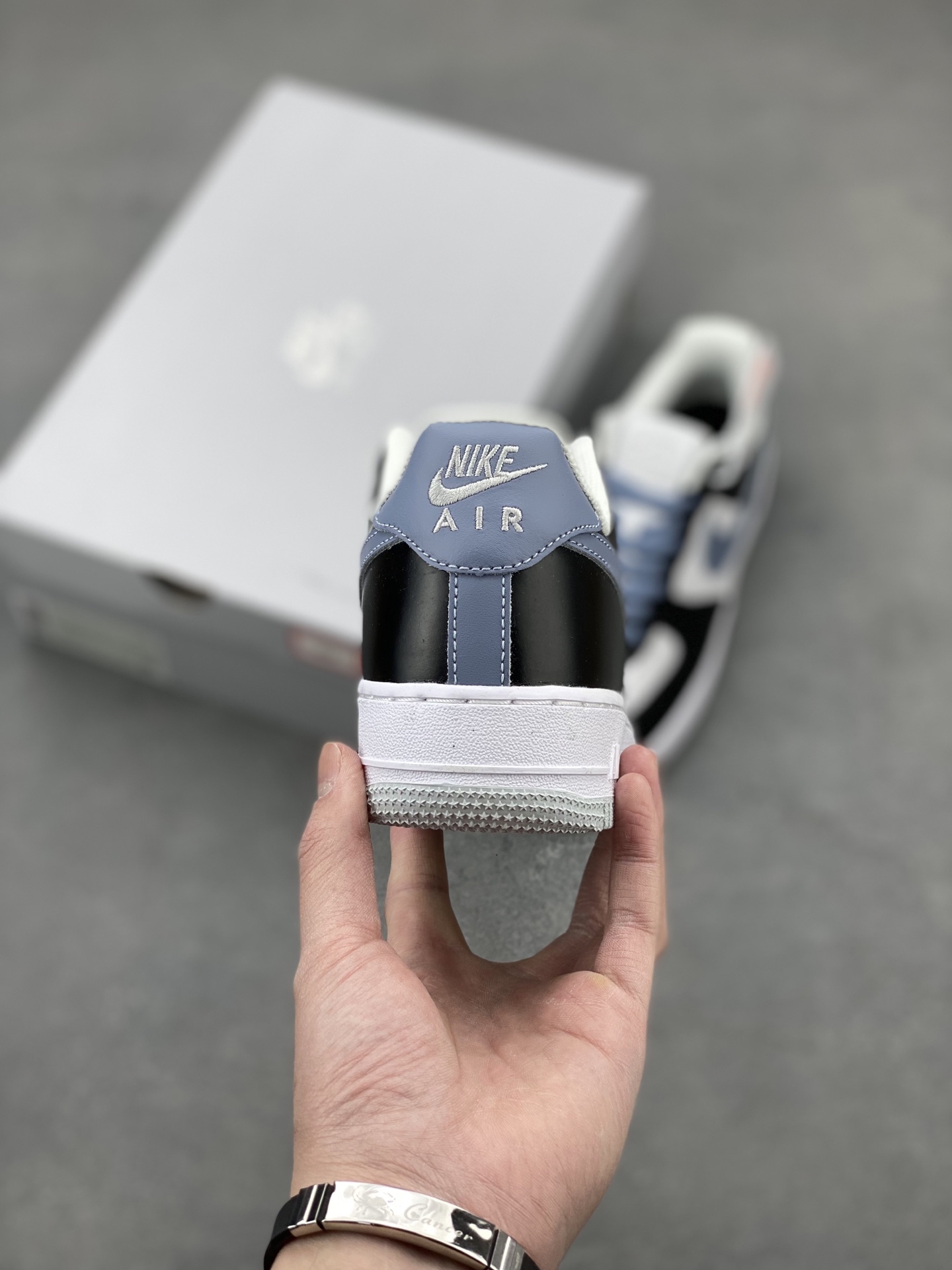 Nike Air Force 1 Low Black White Blue Casual Sneakers FD9065-100 5 i1742331832165 6424 0 3