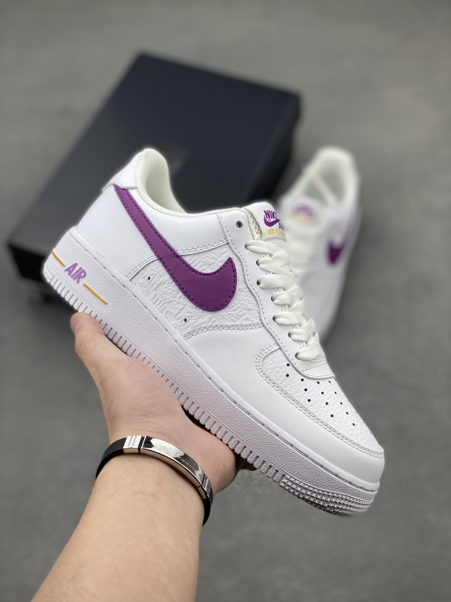 Nike Air Force 1 Low White Purple Casual Sneakers FJ4209-100 2 i1742331867929 3073 0 0