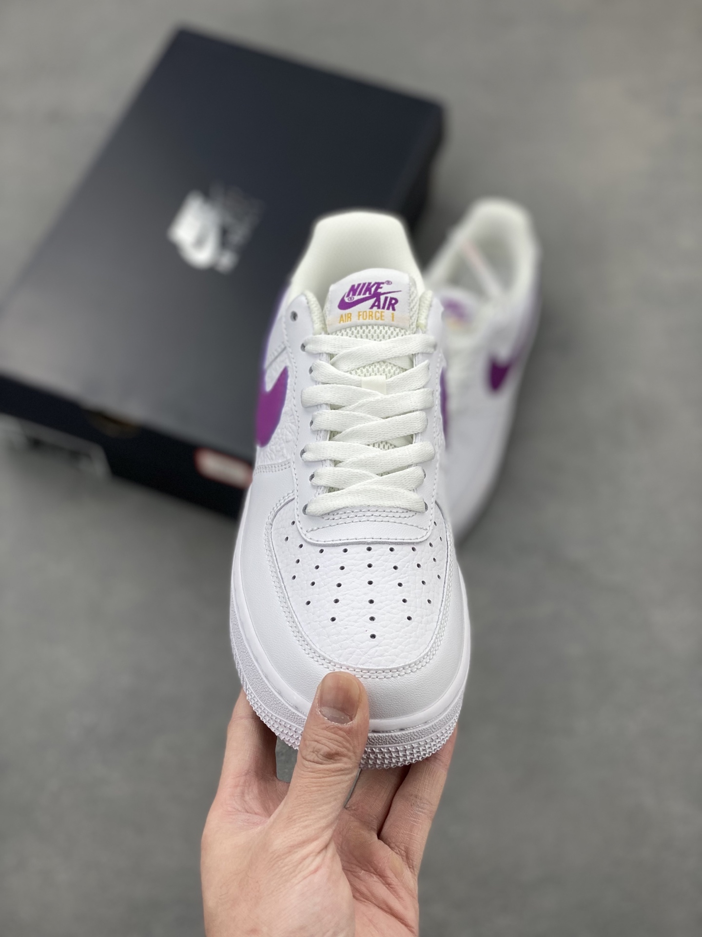 Nike Air Force 1 Low White Purple Casual Sneakers FJ4209-100 3 i1742331867945 9787 0 1
