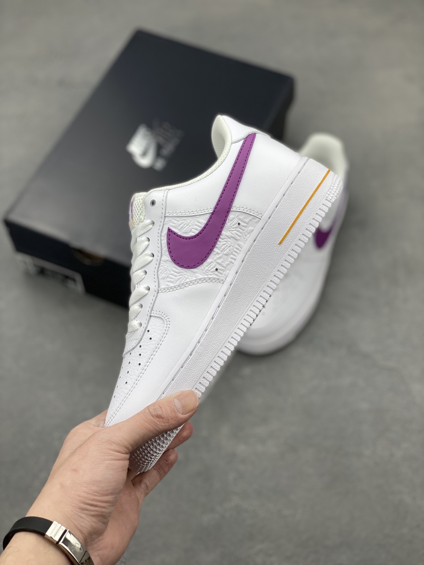 Nike Air Force 1 Low White Purple Casual Sneakers FJ4209-100 4 i1742331870164 2874 0 2