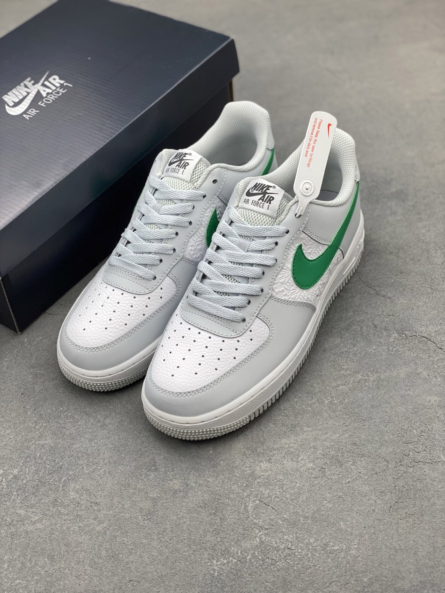 Nike Air Force 1 Low Grey Green Casual Sneakers FD0667-001 9 i1742331911194 6030 0 7