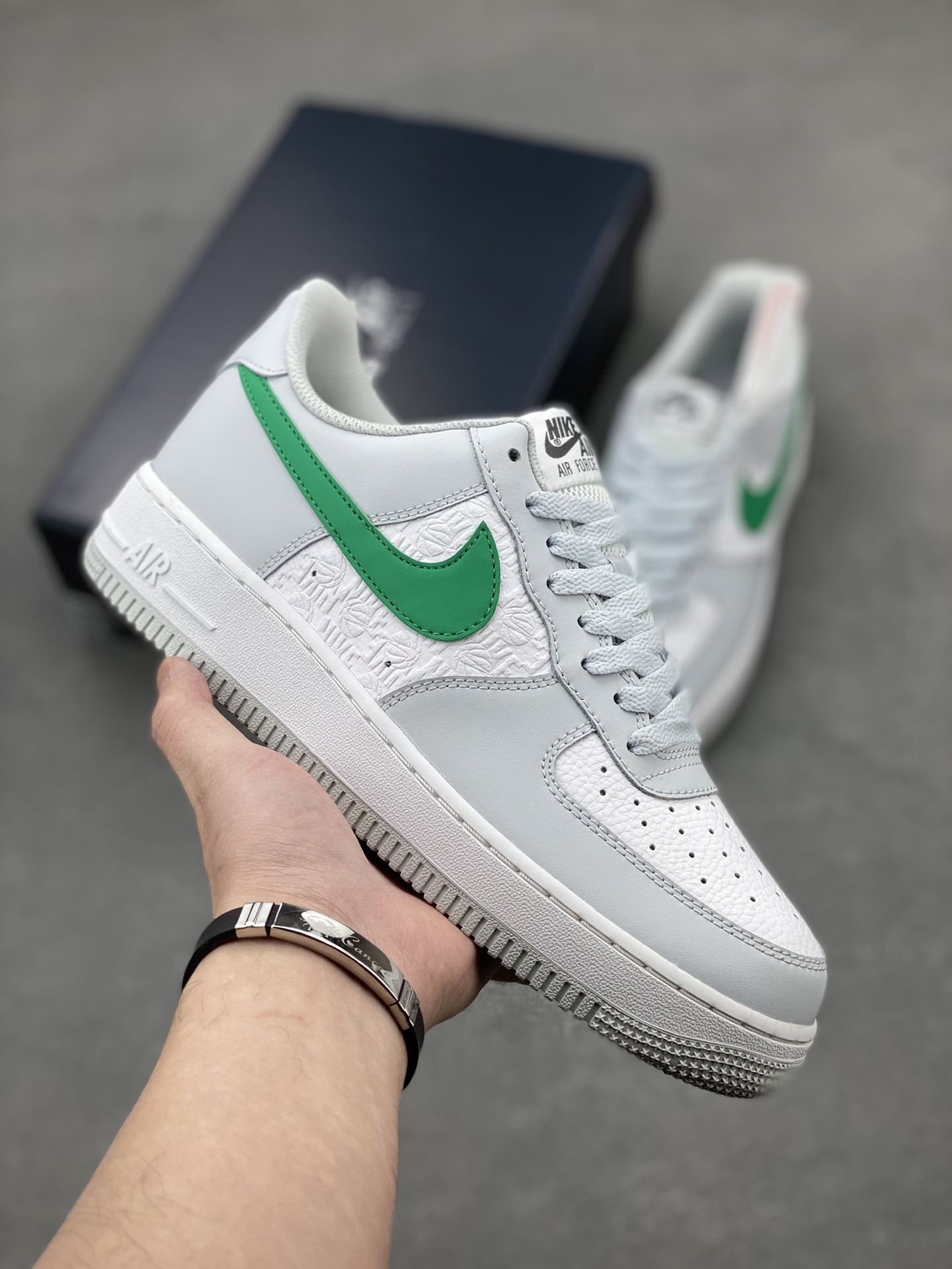 Nike Air Force 1 Low Grey Green Casual Sneakers FD0667-001 2 i1742331911239 3847 0 0